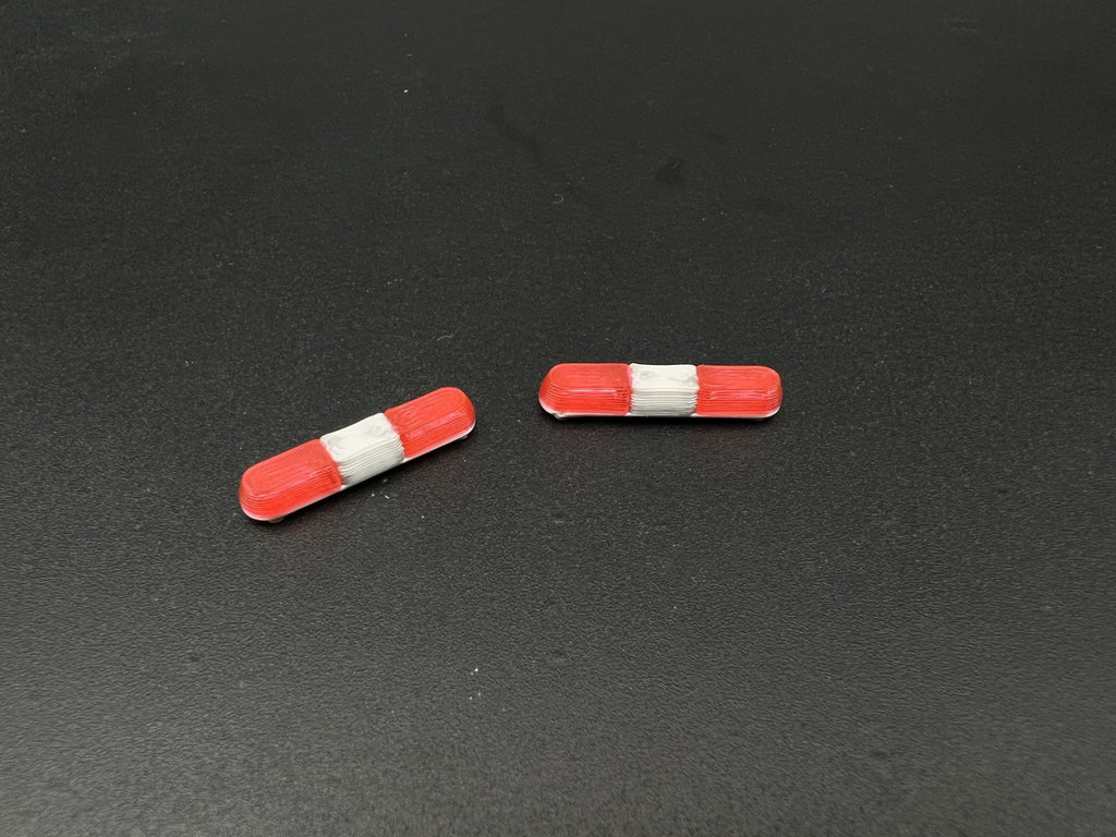 2 Pack 1/64 90H 8000 Lightbar Red Fire EMS Police Sheriff Car Truck Ambulance5