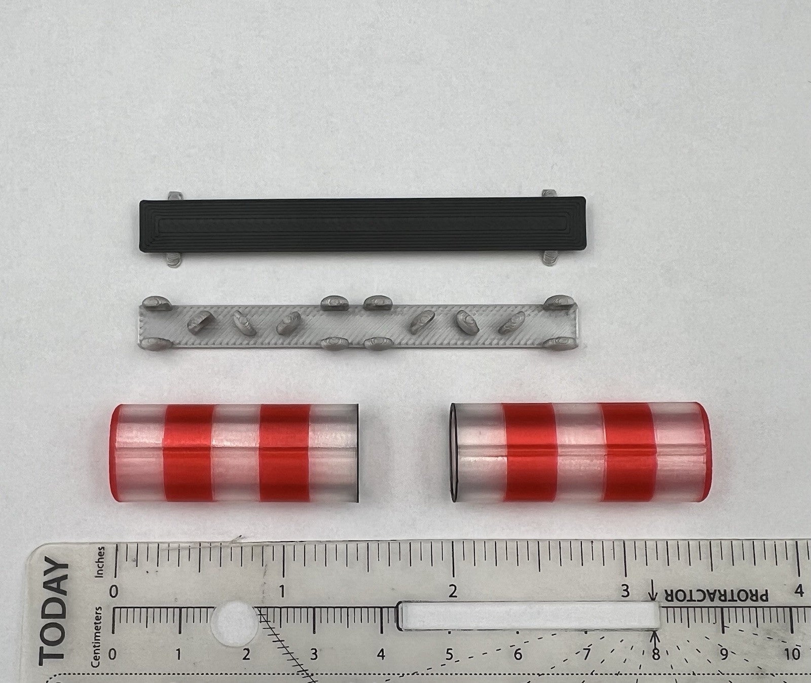 1/18 LED Ready AeroDynic Lightbar Alternating Clear Red Fire EMS Ambulance1