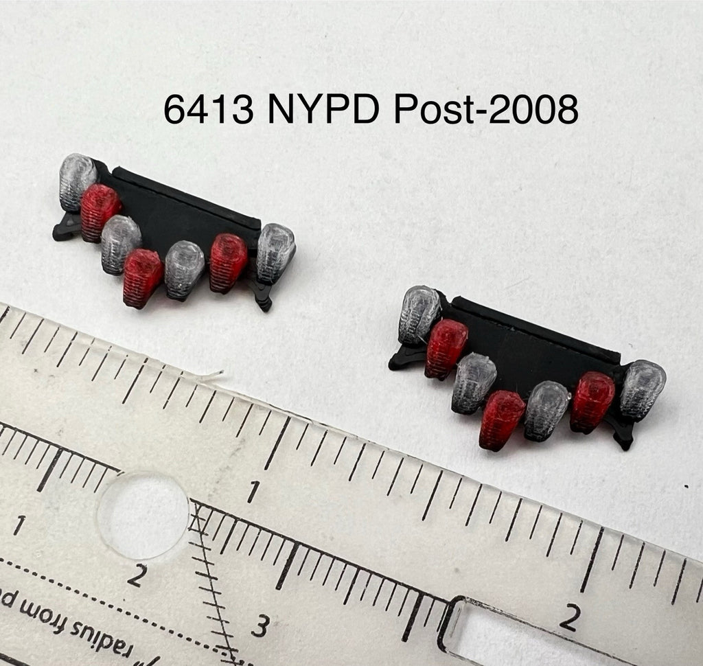 2 Pack 1/64 Red Vector Vision Lightbar Post 2008 NYPD New York Police Sheriff0