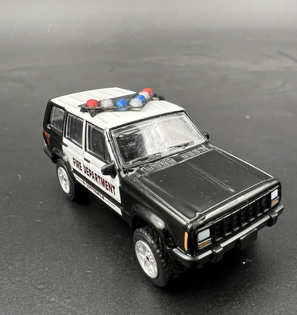 2 Pack 1/64 LVMPD Blue Red Federal Signal Vision SLR Lightbar Police Car11