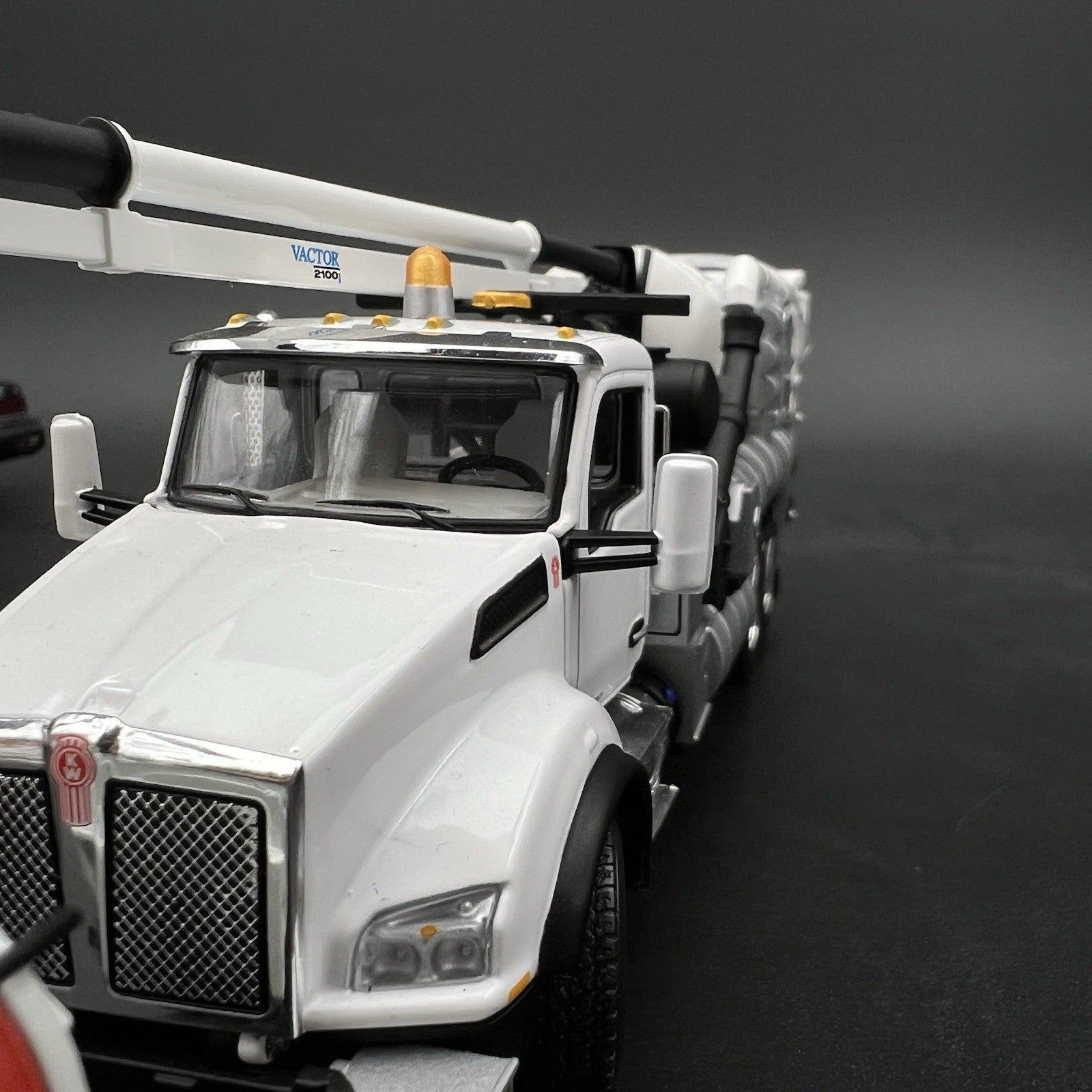 4 Pack 1/50 Vintage Amber Yellow Beacon Ray Lightbar Construction Tow Work Truck4