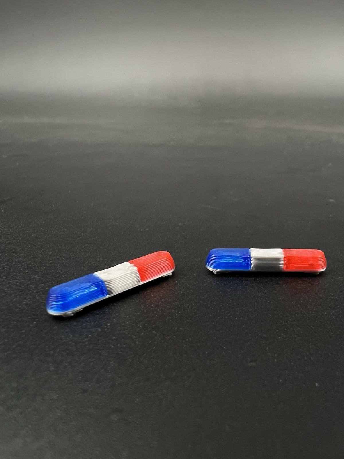 2 Pack 1/64 80H 90H 8000 Lightbar Blue Red Fire EMS Police Sheriff Car Truck6