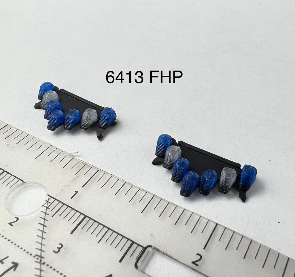 2 Pack 1/64 Blue Vector Vision Lightbar FHP Florida Highway Patrol State Police0