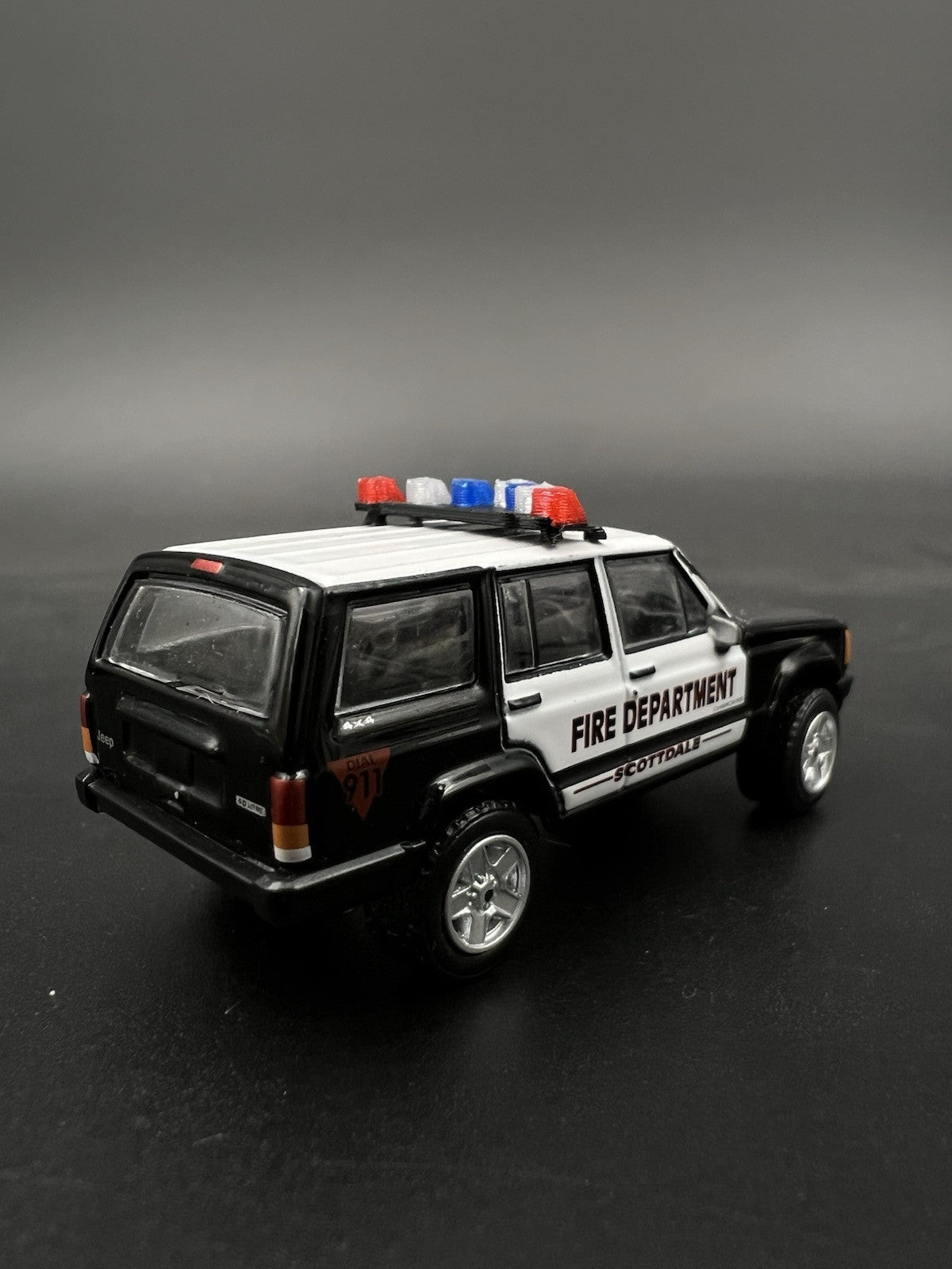 2 Pack 1/64 Blue Red Vector Vision Lightbar Las Vegas Metro Police LVMPD Style6