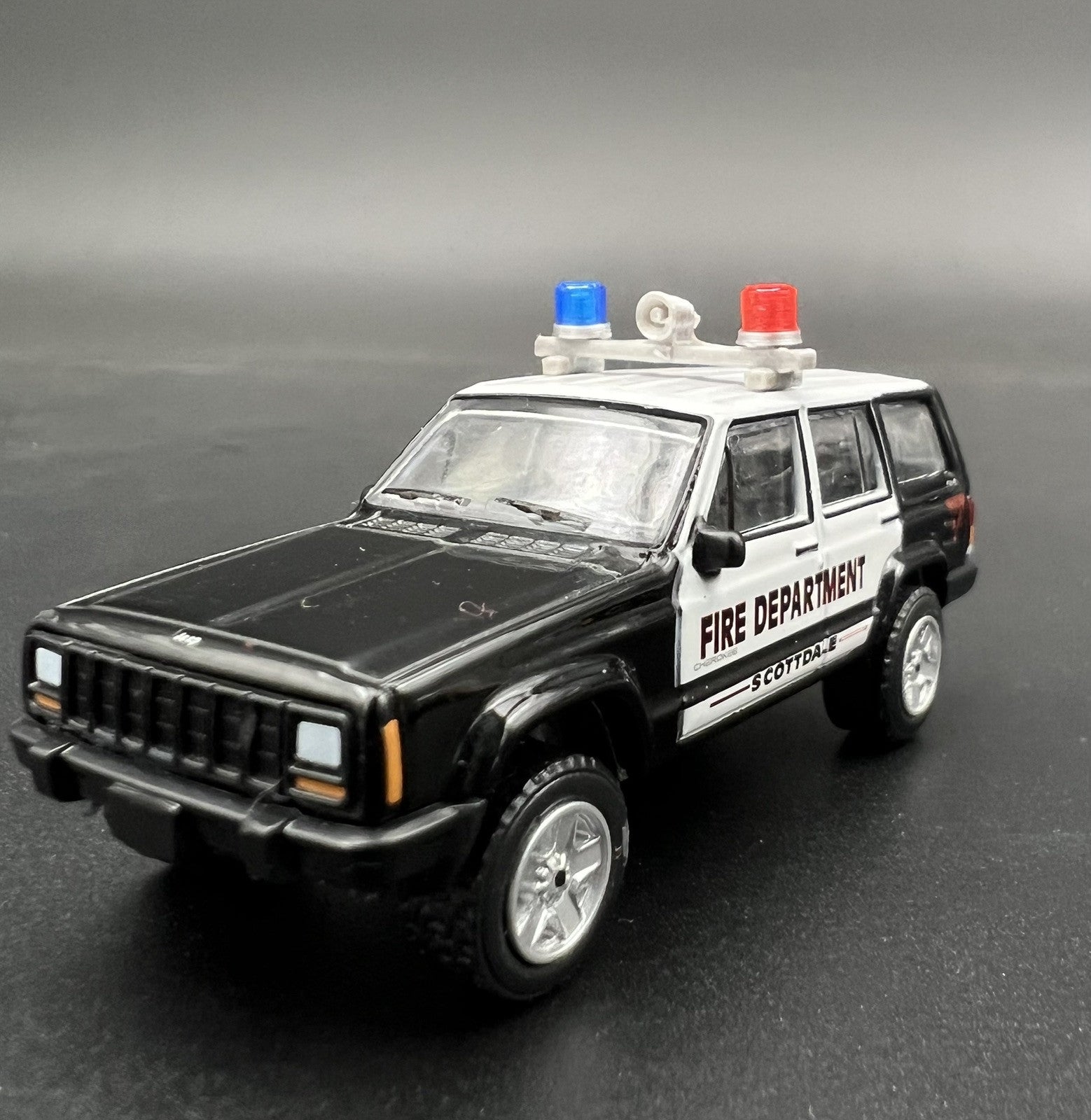 2 Pack 1/64 Blue Red Mars Skybolt Beacon Lightbar Siren Speaker Police Sheriff8