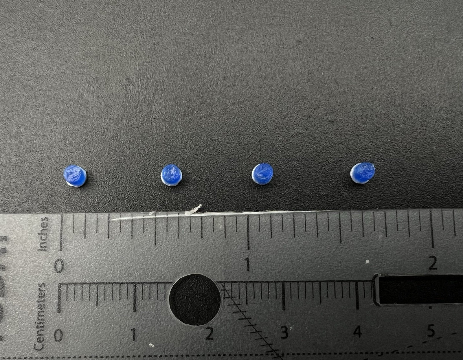 4 Pack 1/87 Vintage Blue Beacon Lightbar Florida Georgia Police Highway Patrol1