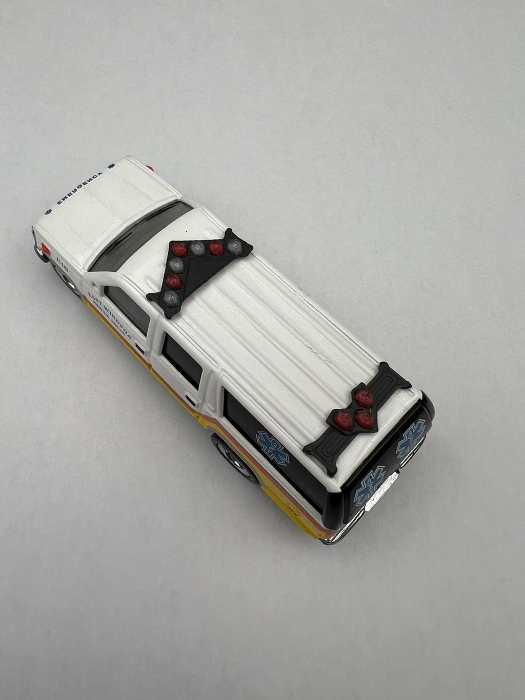 2 Pack 1/64 NYPD Red Federal Signal Vision SLR Lightbar Greenlight Police Car7