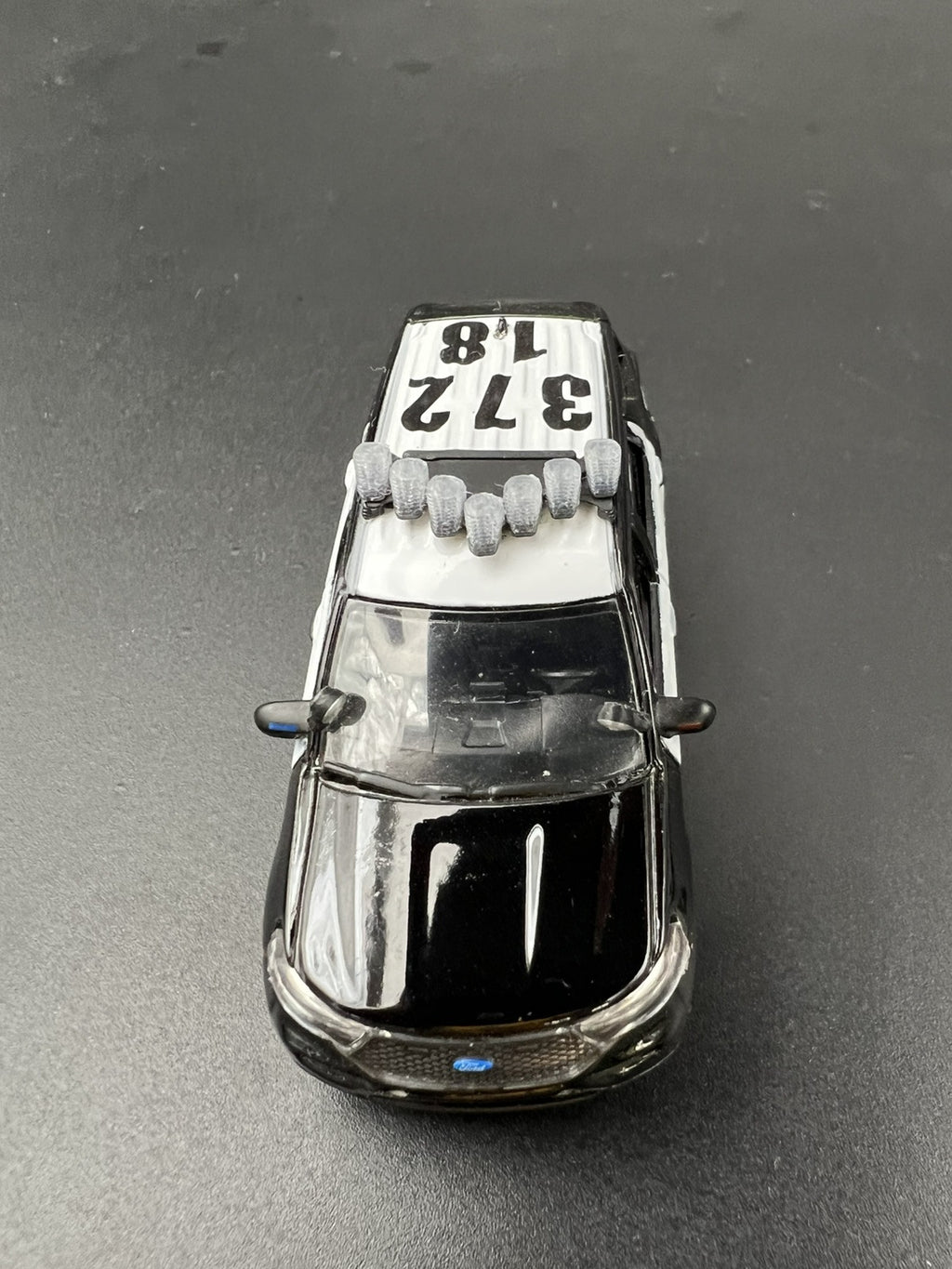 2 Pack 1/64 Federal Signal Old Vector Vision Lightbar For Greenlight Police Cars9