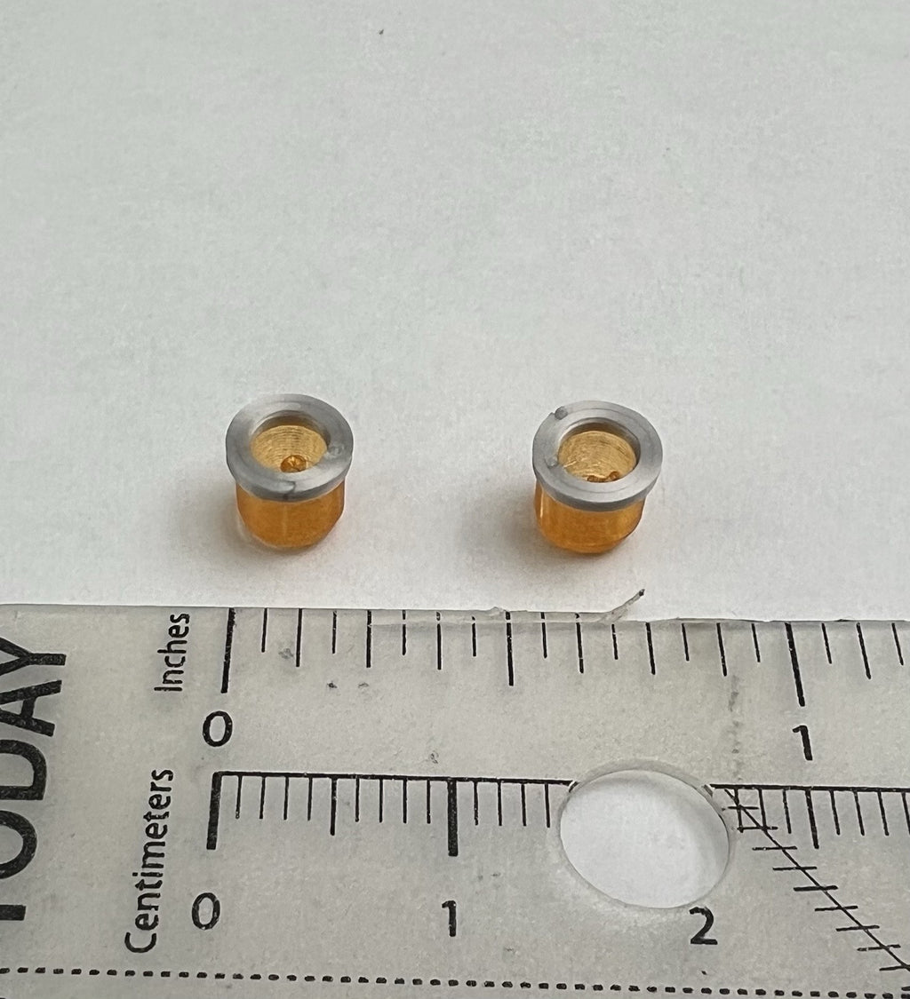 2 Pack 1/43 Hollow Amber Beacon Lightbar Construction Work Tow Truck Security1