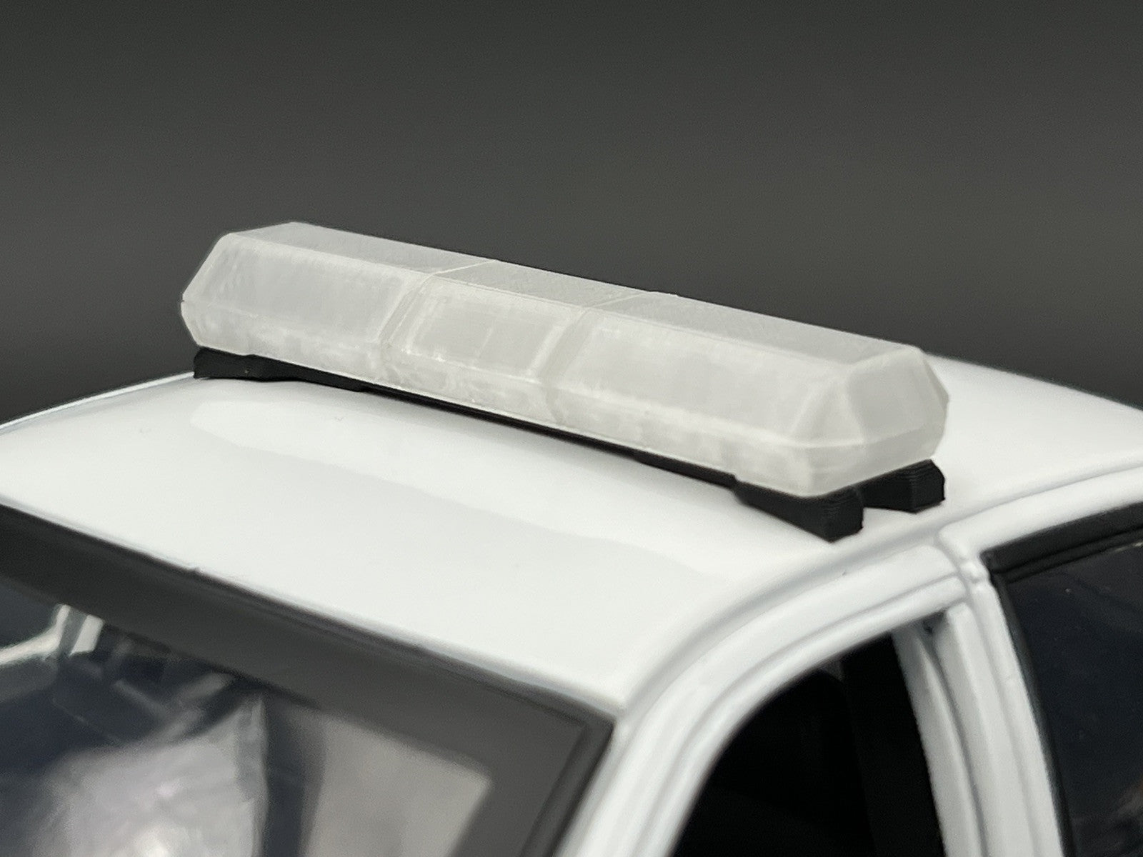 1/18 Scale Clear Code 3 MX7000 Lightbar W/ Internal Lens Police Sheriff Fire17
