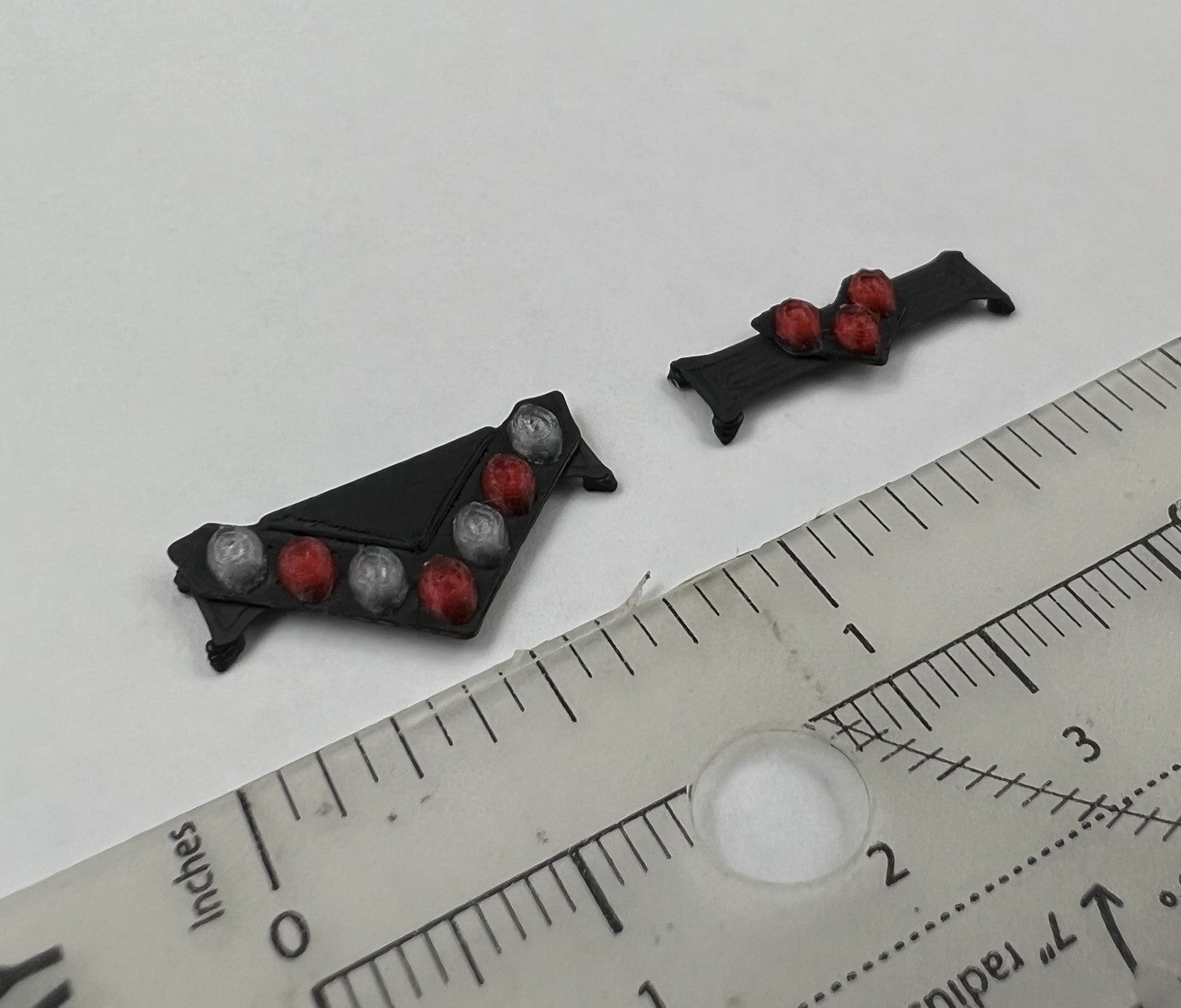 2 Pack 1/64 NYPD Red Federal Signal Vision SLR Lightbar Greenlight Police Car18