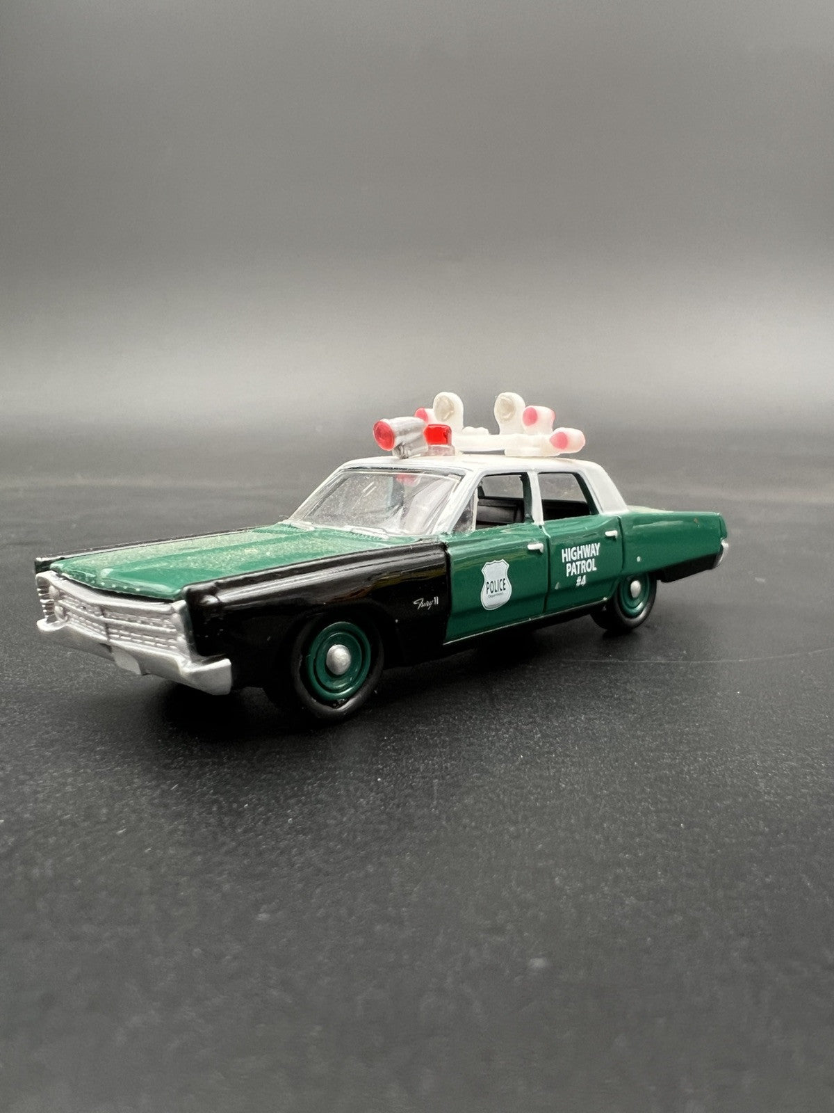1/64 NYPD Highway Patrol (Down) Vintage High Riser Lightbar New York Police21