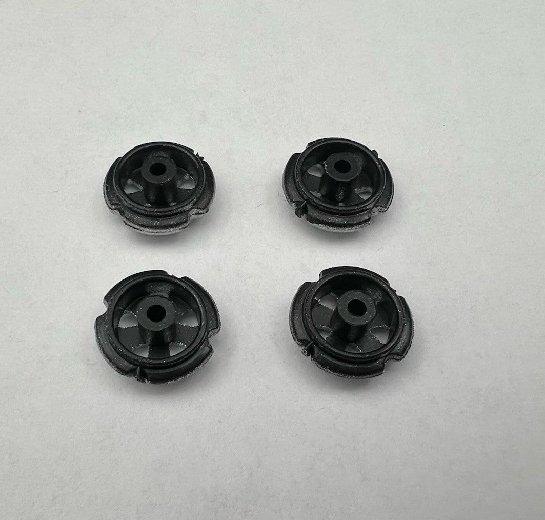 Set Of 4 Wheels For 1/43 O Scale Motormax Greenlight Ford Explorer Police SUV1