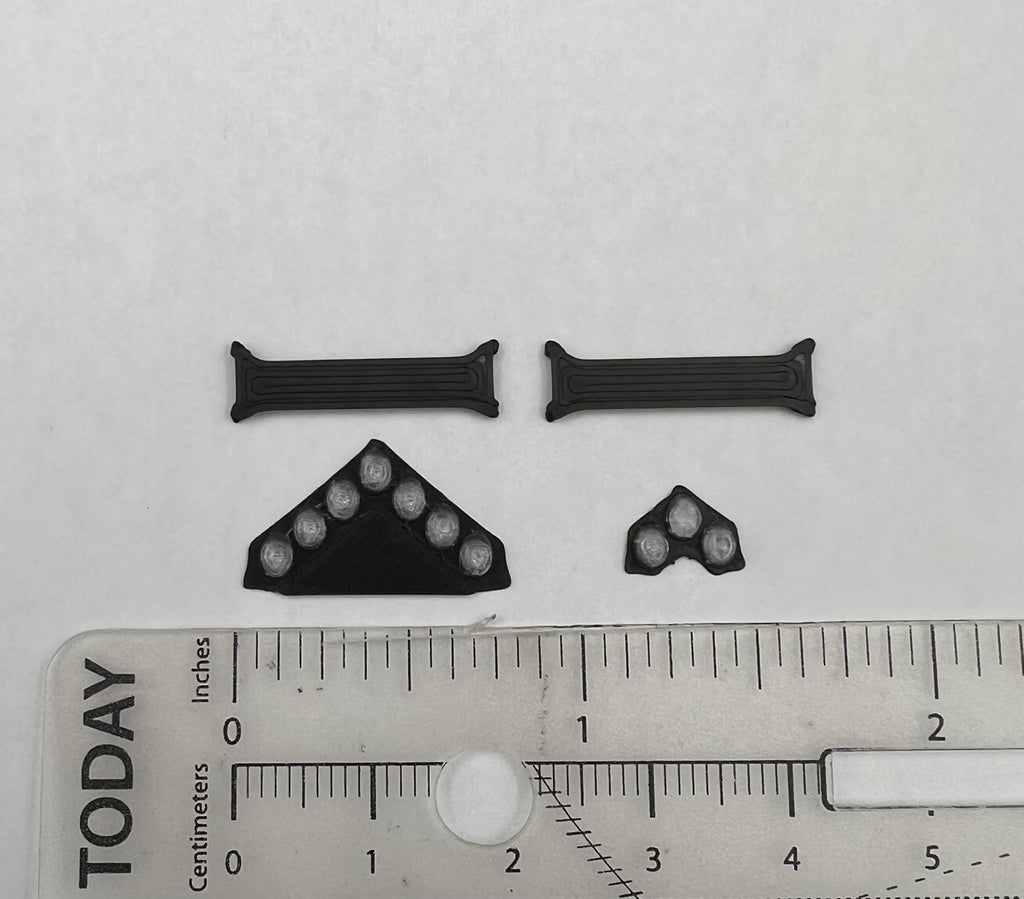 2 Pack 1/64 Federal Signal Vector Vision SLR Lightbar For Greenlight Police Cars1