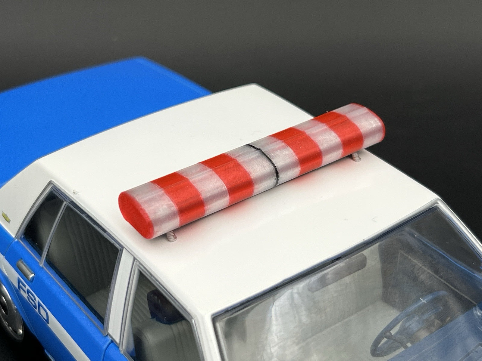 1/24 1/25 LED Ready AeroDynic Lightbar Alternating Clear Red Fire EMS Ambulance7