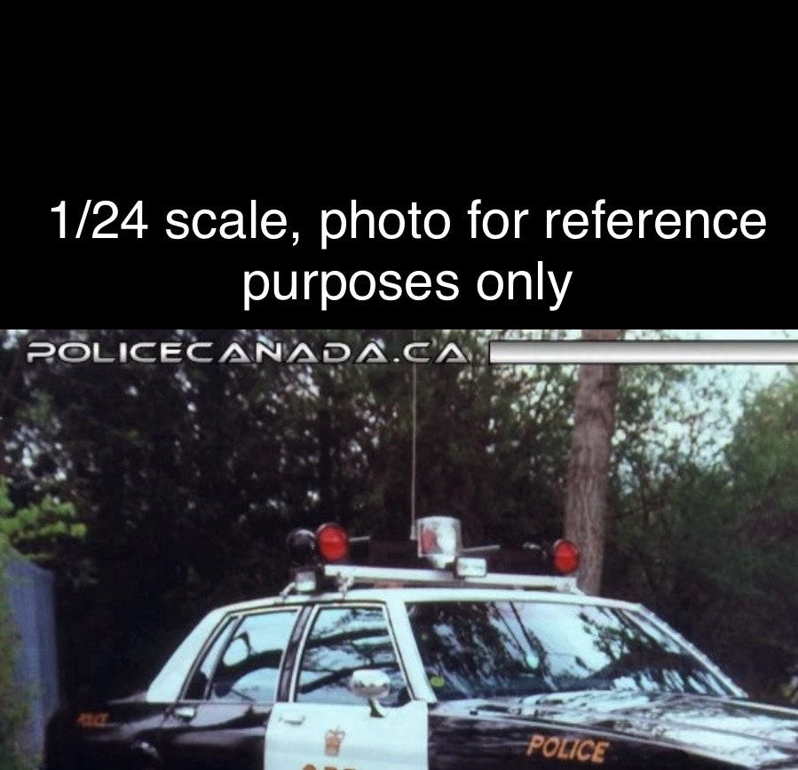 1/24 25 Dominion Lightbar Red Clear Ontario Provincial Police OPP Style Canada15