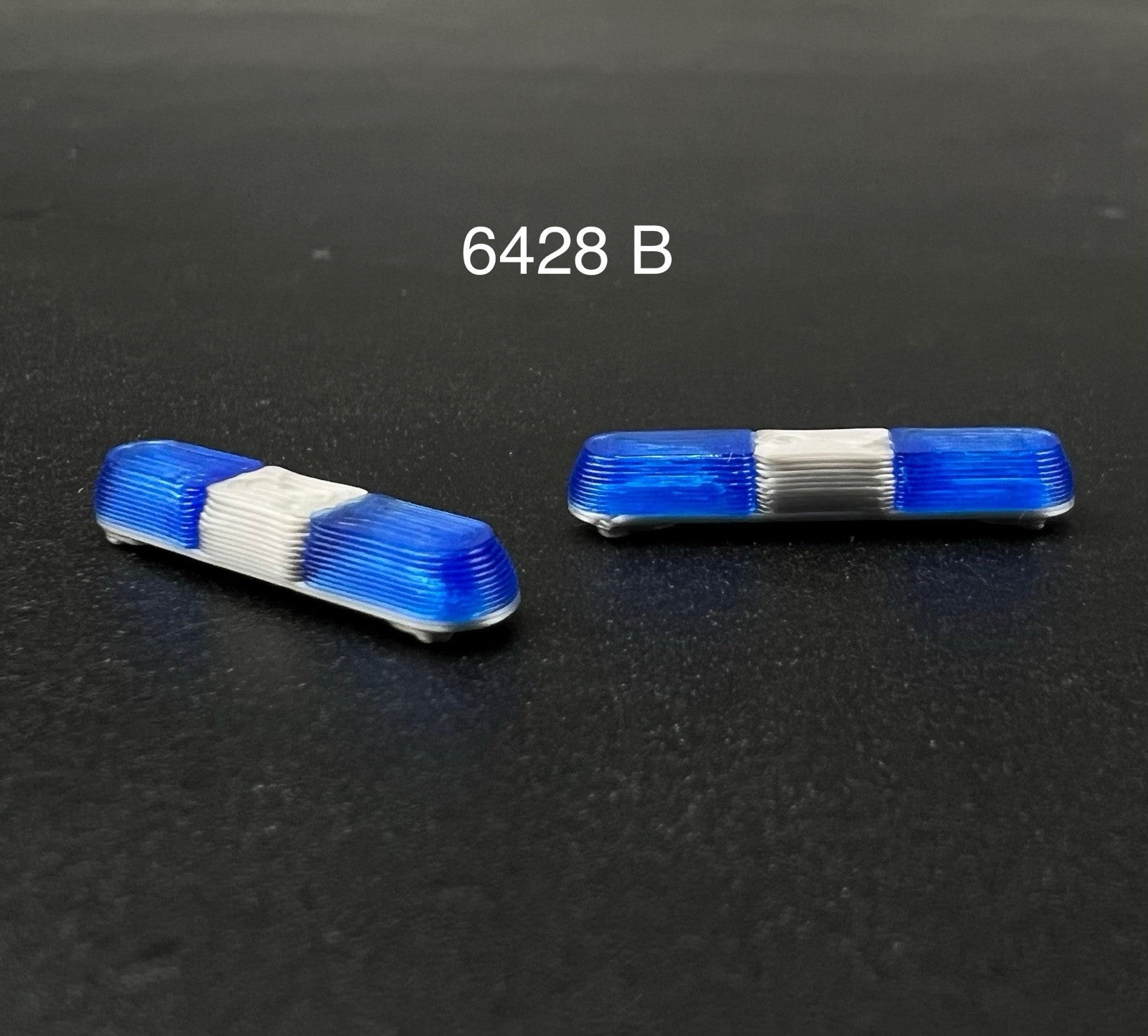 2 Pack 1/64 80H 90H 8000 Lightbar Blue State Police Sheriff Highway Patrol0