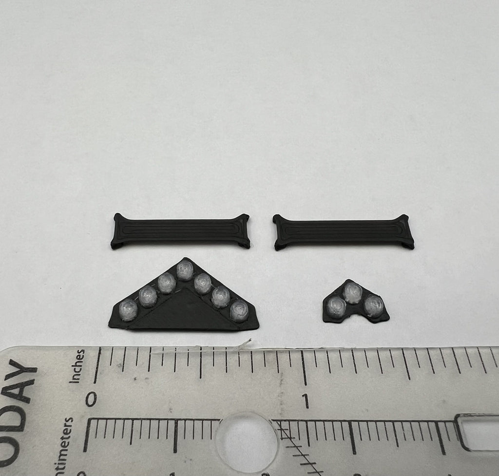 2 Pack 1/64 Federal Signal Vector Vision SLR Lightbar For Greenlight Police Cars10