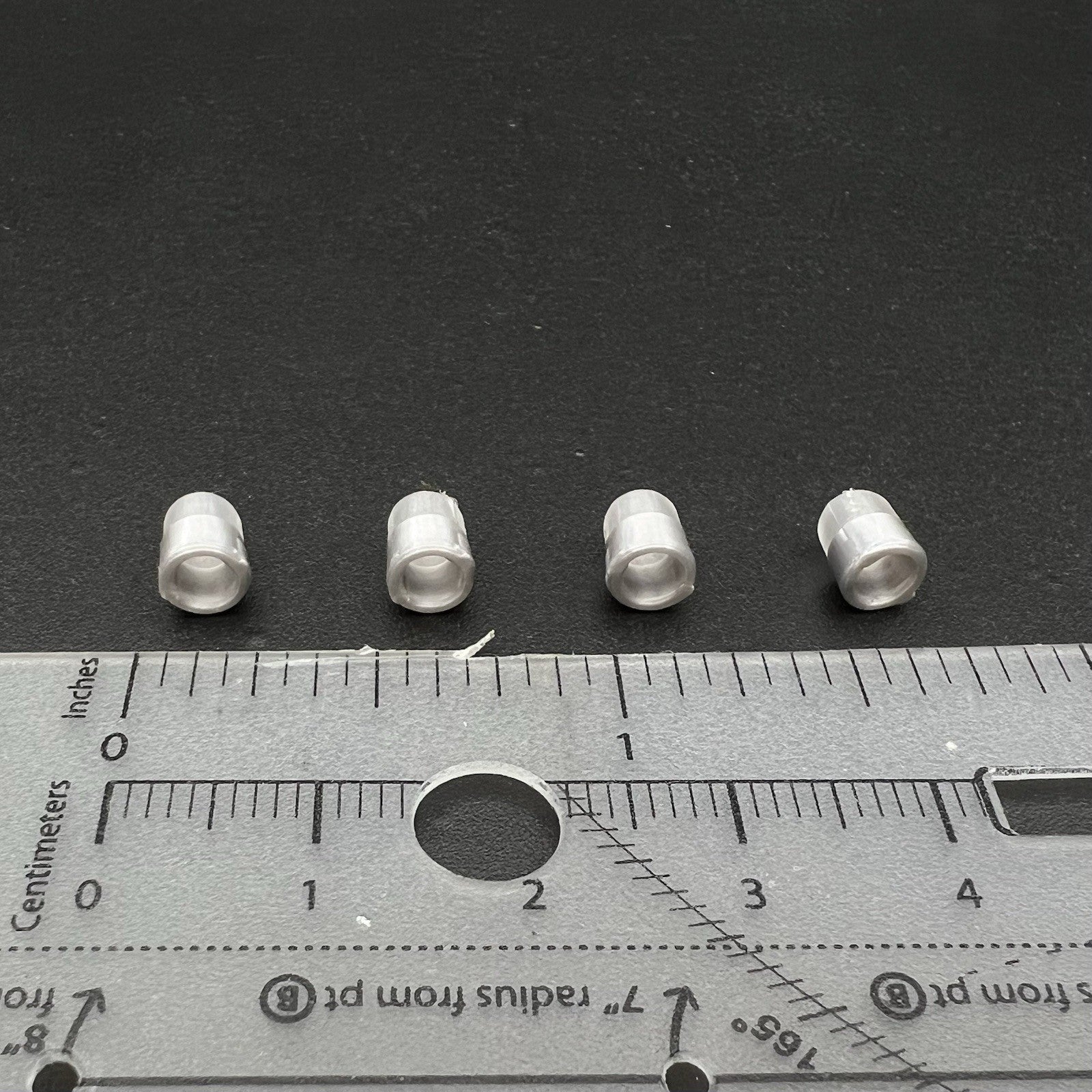 4 Pack 1/50 Vintage Clear Beacon Ray Lightbar Police Sheriff State Patrol Fire1