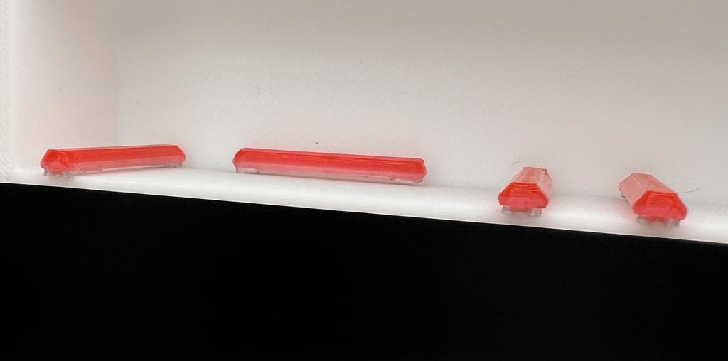 4 Pack 1/87 HO Scale Red Long Code 3 MX7000 Lightbar Police Fire Truck Ambulance4