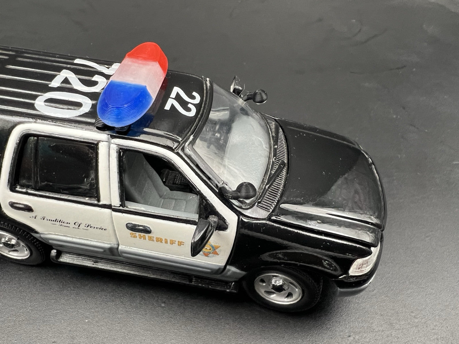 4 Pack 1/43 Spotlights For Greenlight Police Car SUV Fire EMS Lightbar Sheriff6