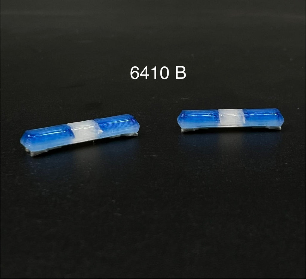 2 Pack 1/64 Blue Code 3 MX7000 Lightbar Greenlight Fire EMS Paramedic Ambulance0