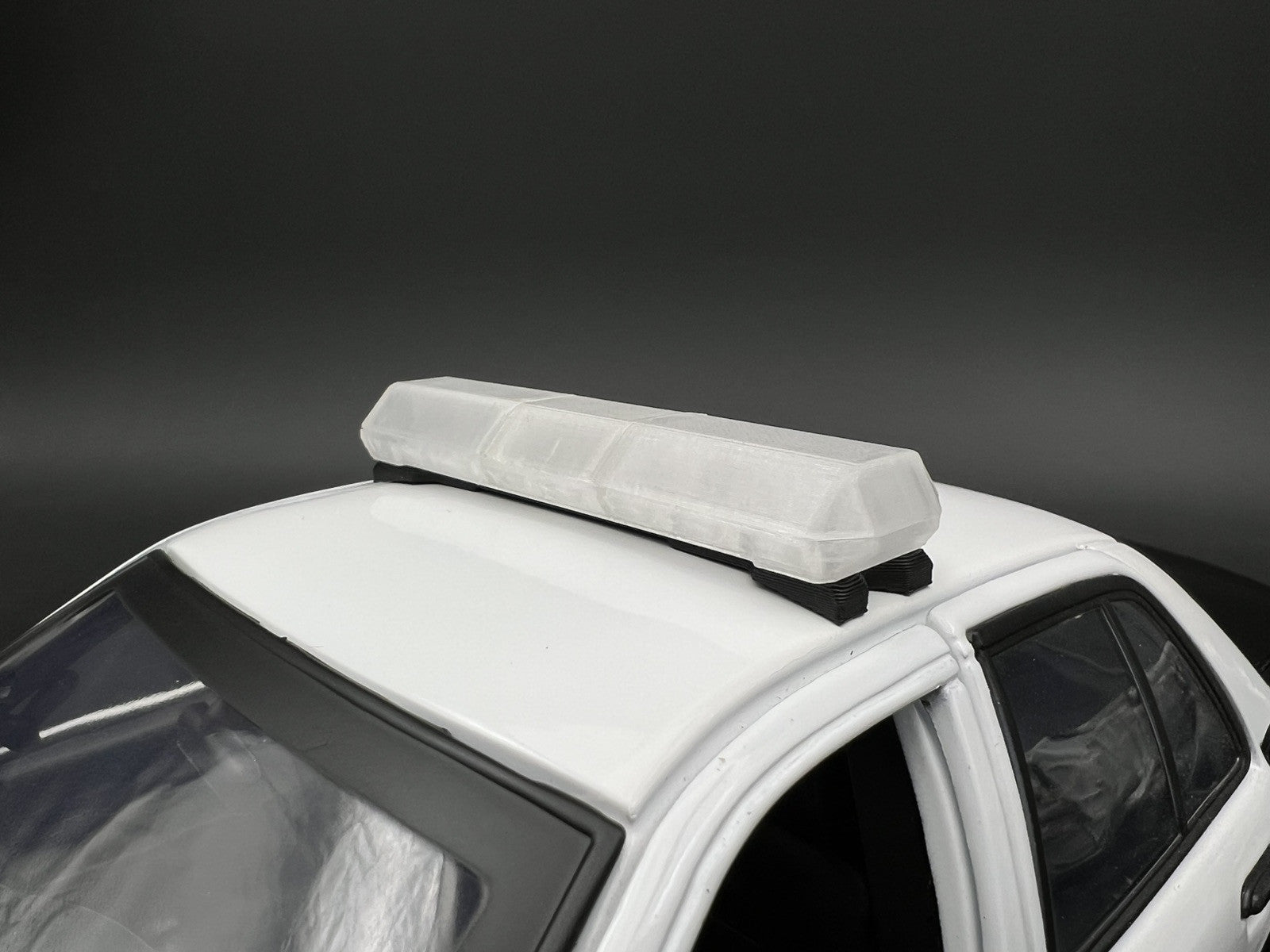1/18 Scale Clear Code 3 MX7000 Lightbar W/ Internal Lens Police Sheriff Fire19