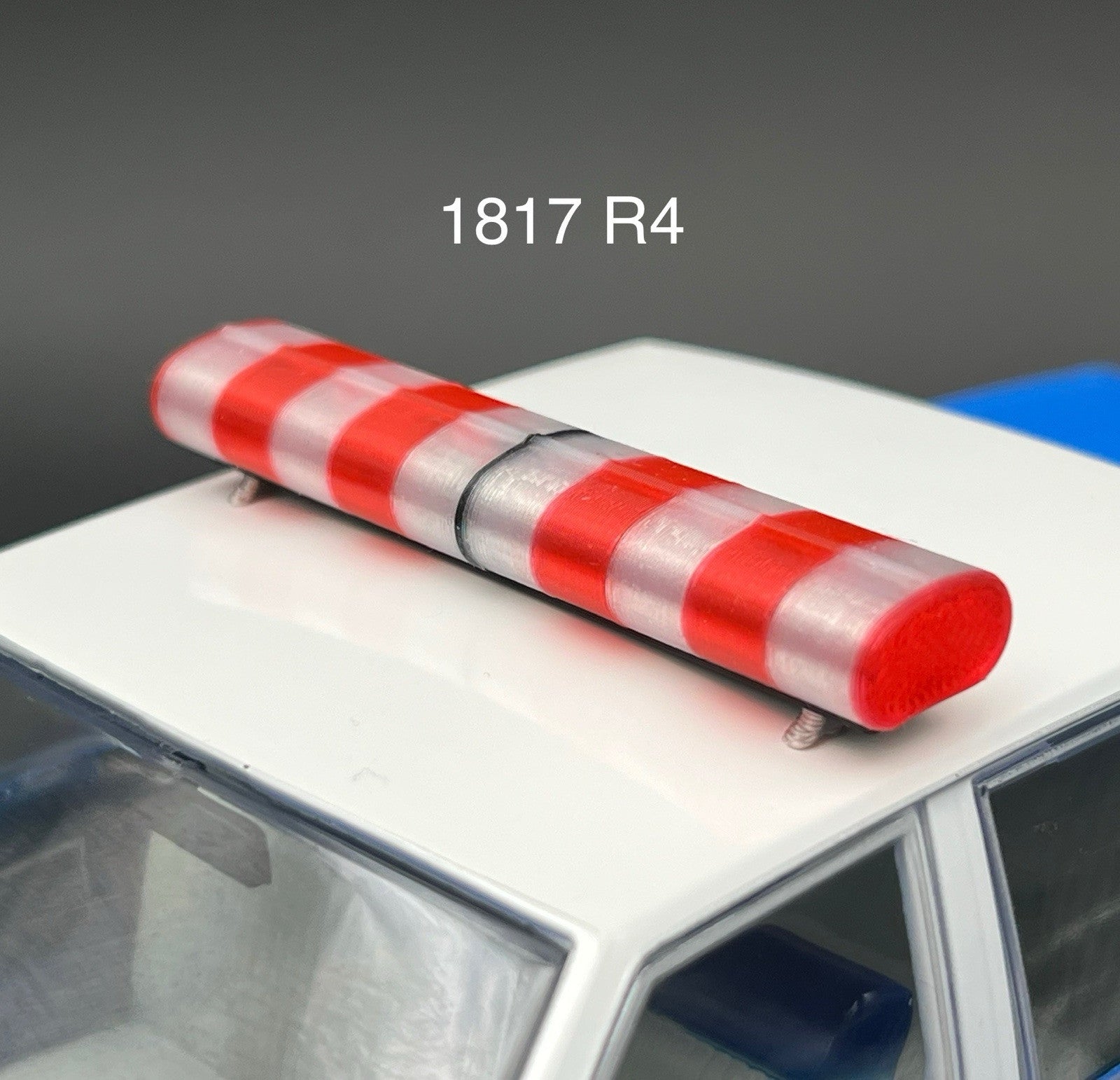 1/18 LED Ready AeroDynic Lightbar Alternating Clear Red Fire EMS Ambulance0
