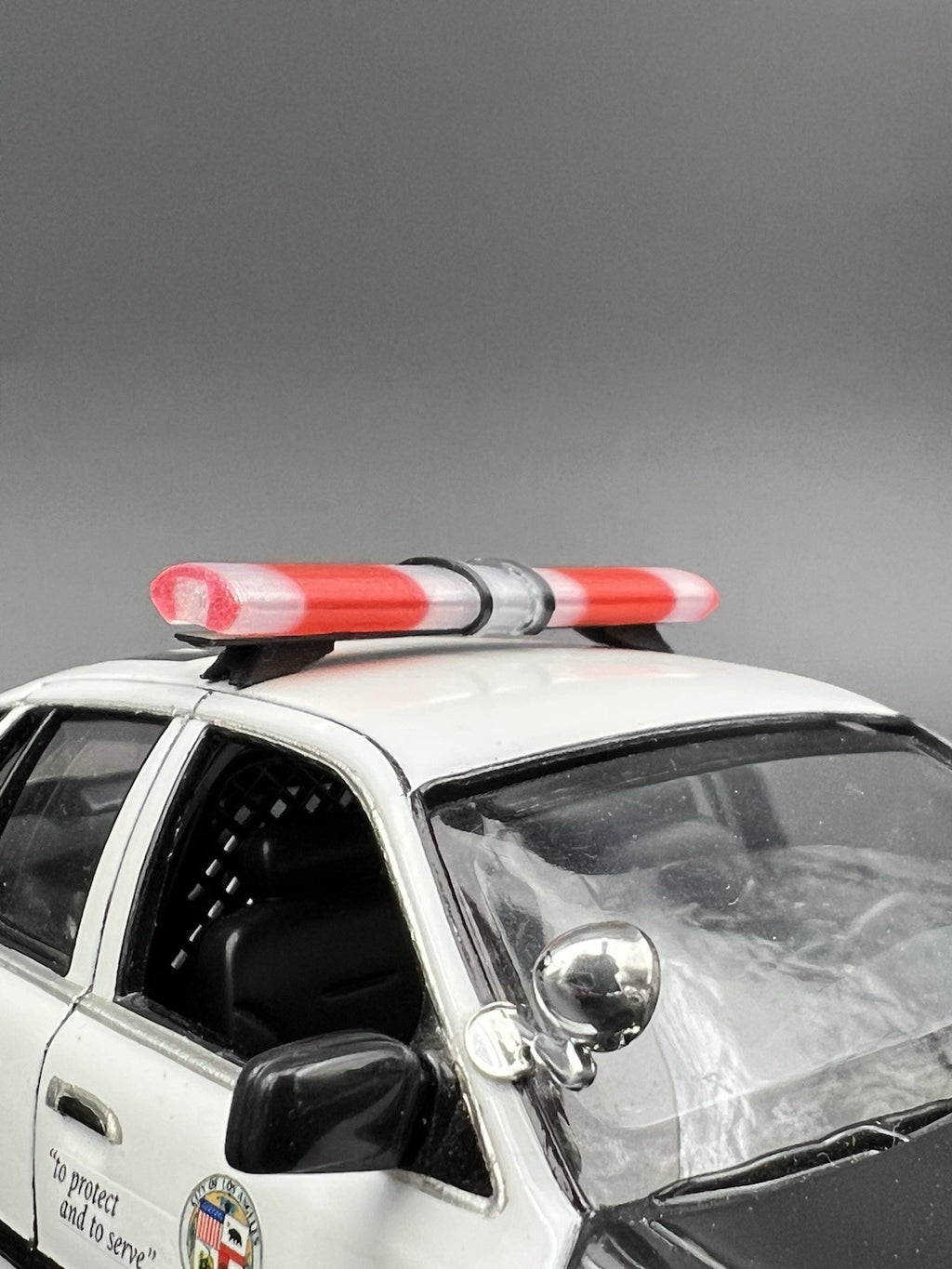 1/24 25 LED Ready NYPD Mustang Style Red Jetstream Lightbar New York Police Fire4