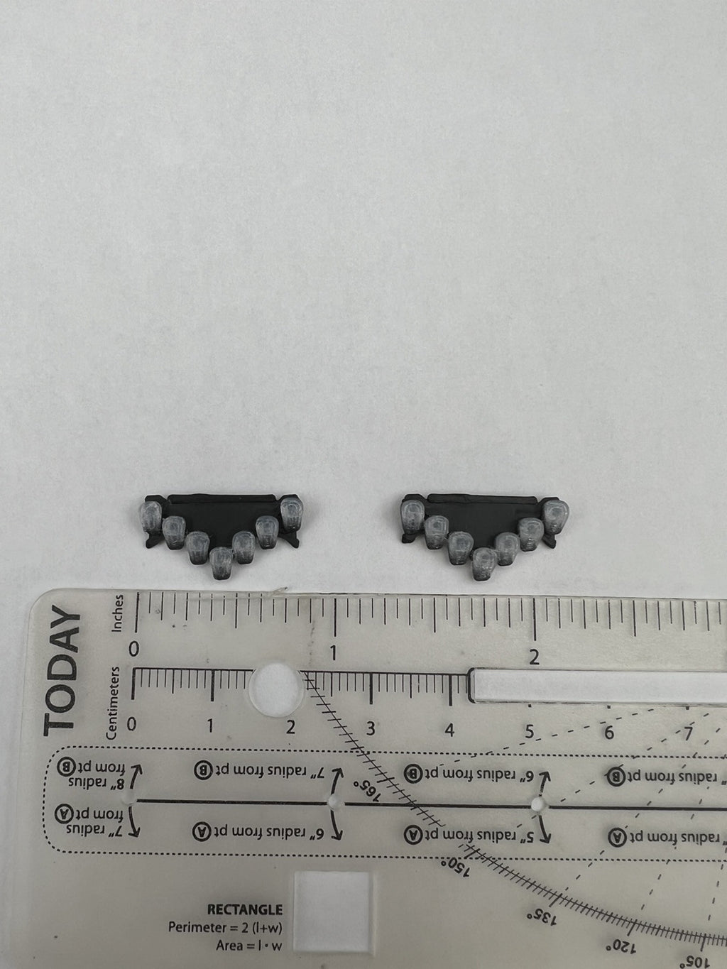 2 Pack 1/64 Federal Signal Old Vector Vision Lightbar For Greenlight Police Cars15