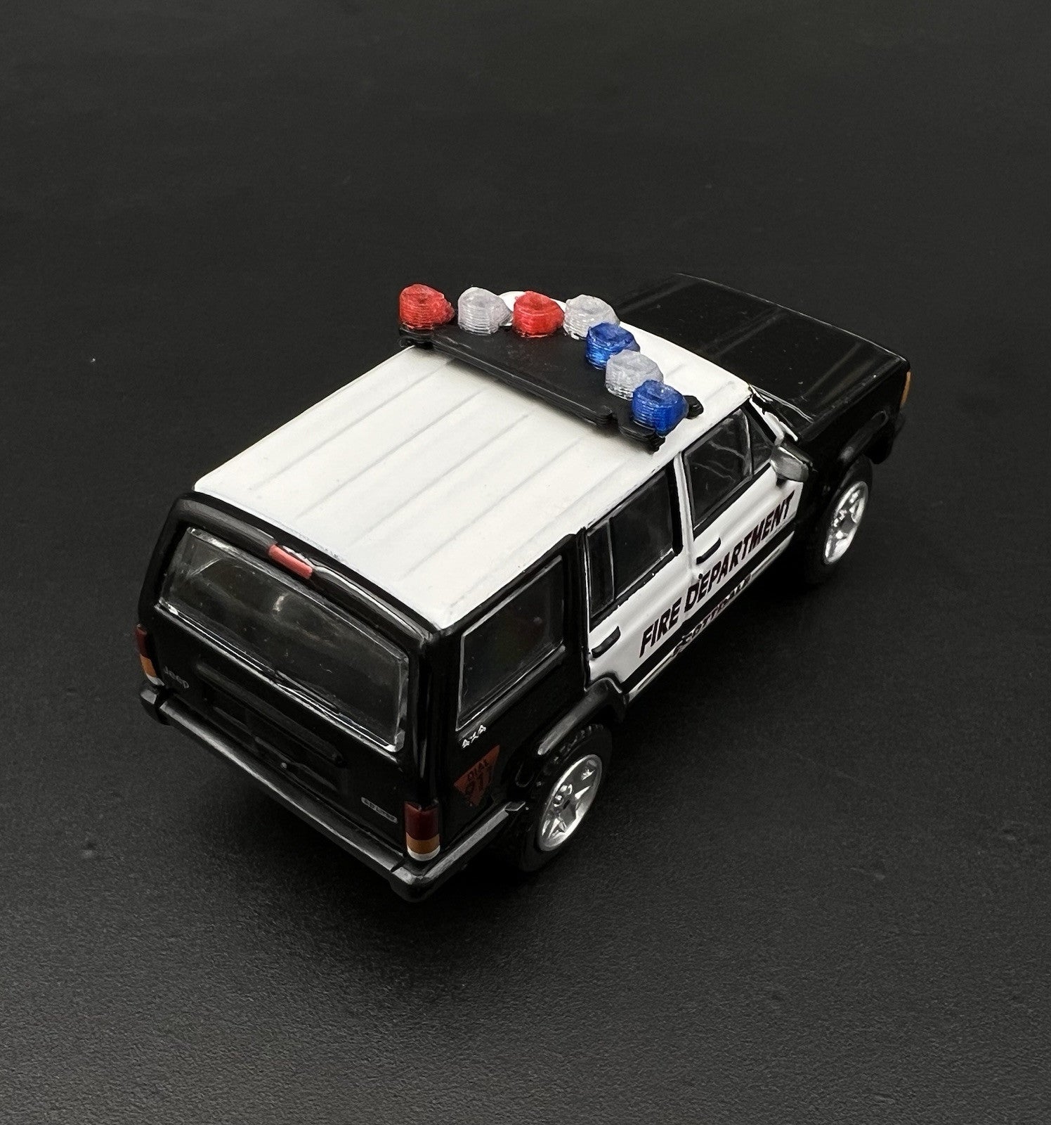 2 Pack 1/64 Blue Red Vector Vision Lightbar Police Sheriff Fire State Patrol7
