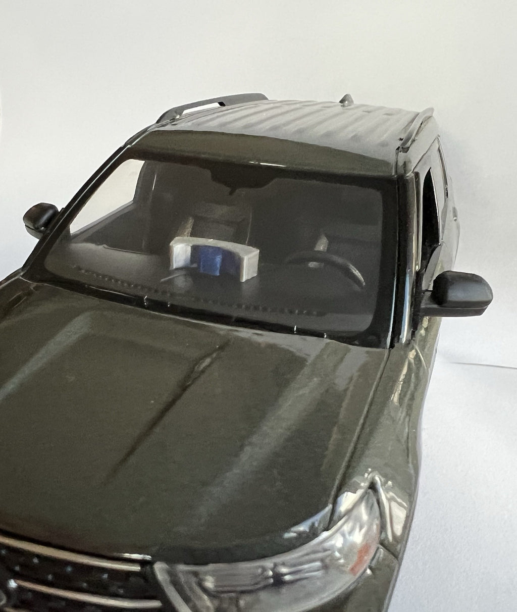 1/24 25 Scale Federal Signal fire beam Amber Red Blue Green Interior Lightbar8