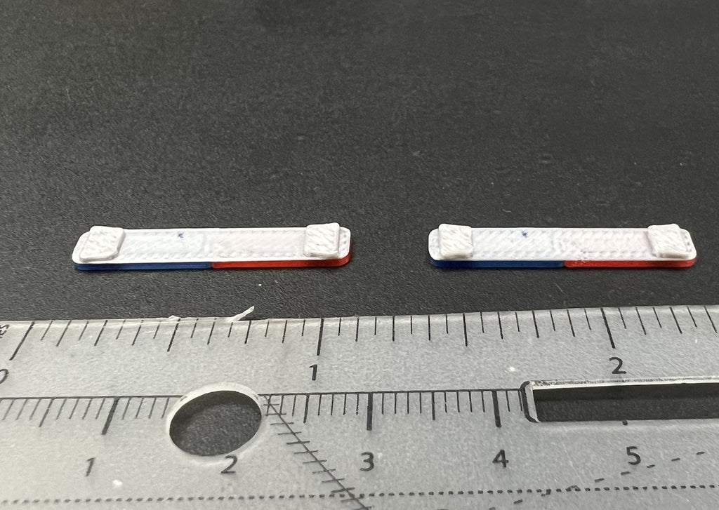 2 Pack 1/64 Whelen Long Blue Red Lightbar Code 3 Fire DCP Tow Truck Trailers4