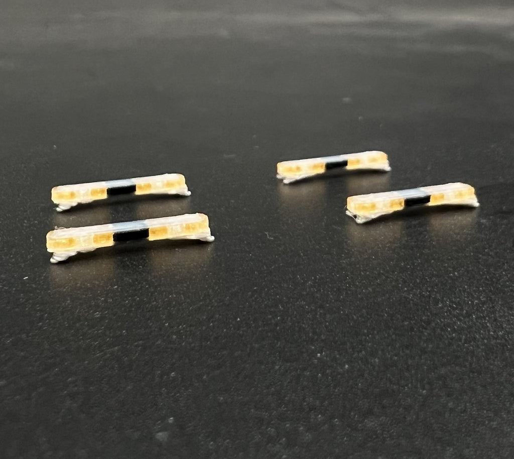 4 Pack 1/87 Whelen Edge Lightbar Amber Security Park Patrol Tow Work Truck SUV4