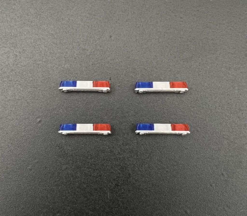 4 Pack 1/87 HO Blue Red Twinsonic Lightbar Police Sheriff State Highway Patrol3