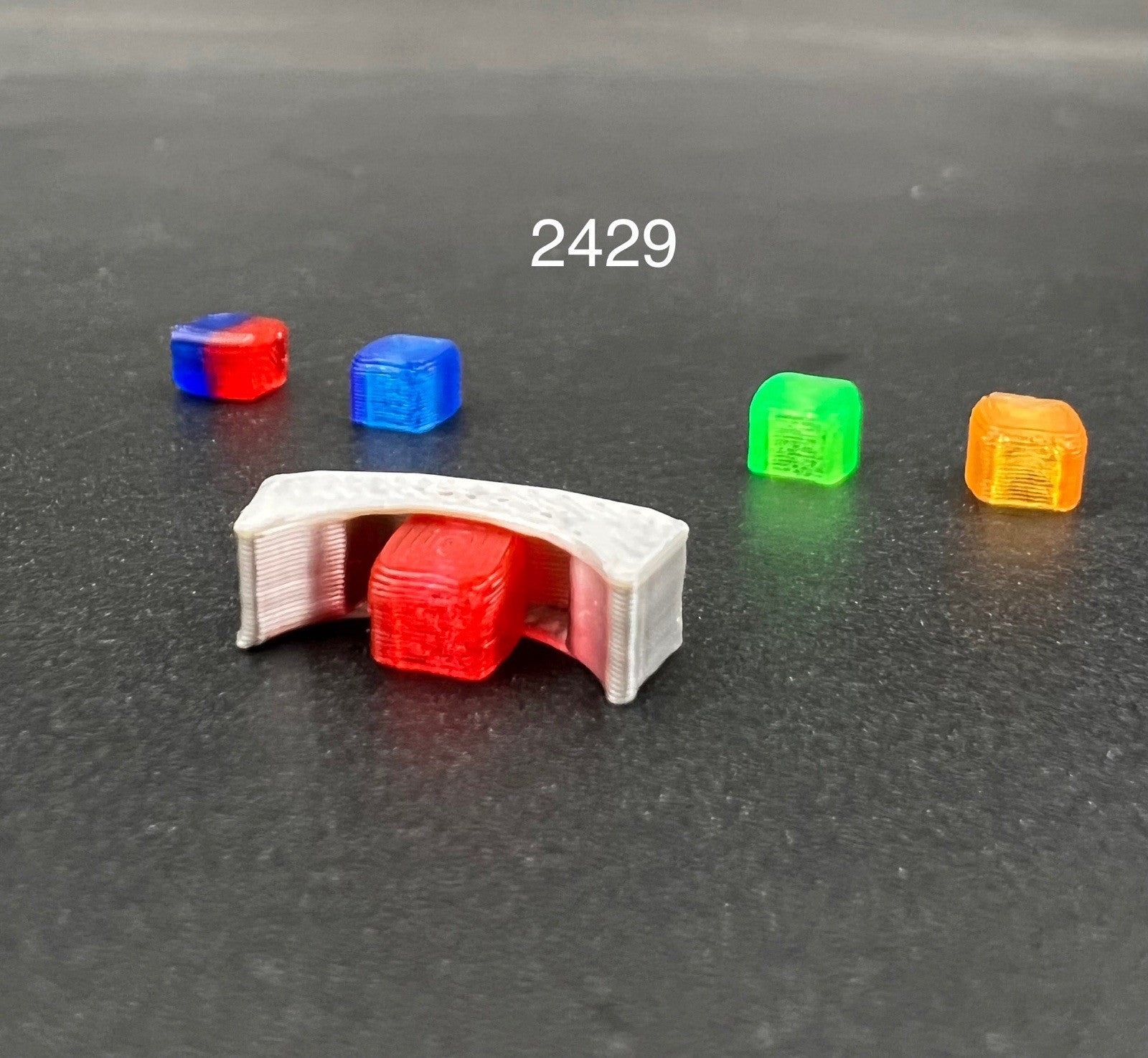 1/24 25 Scale Federal Signal fire beam Amber Red Blue Green Interior Lightbar0