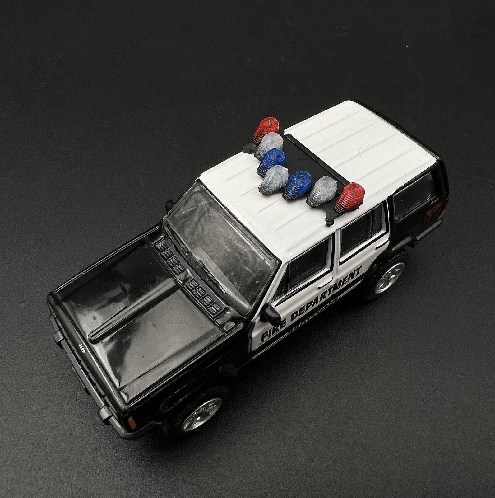 2 Pack 1/64 Blue Red Vector Vision Lightbar Las Vegas Metro Police LVMPD Style11