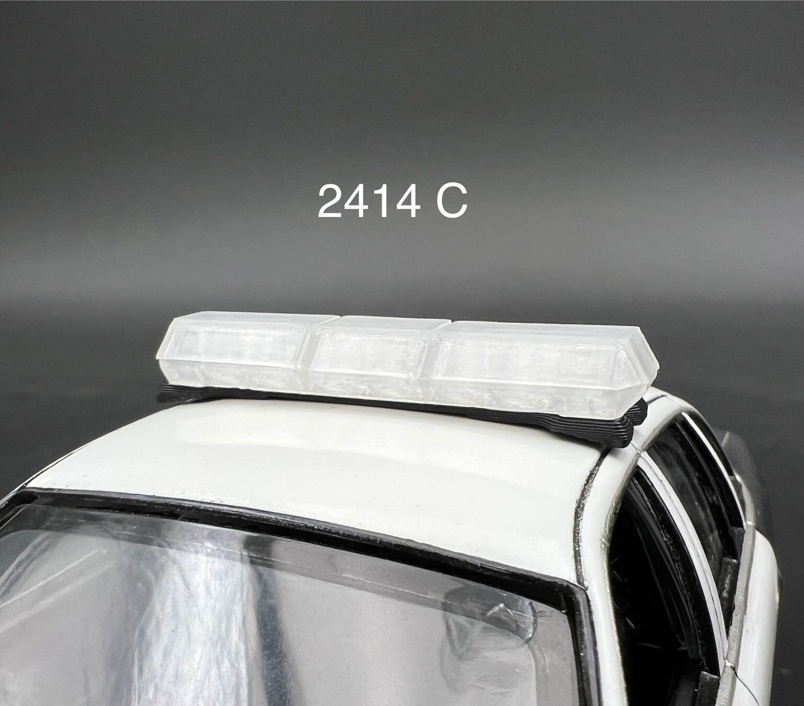 1/24 25 Scale Clear Code 3 MX7000 Lightbar LAPD LASD Sheriff Police0