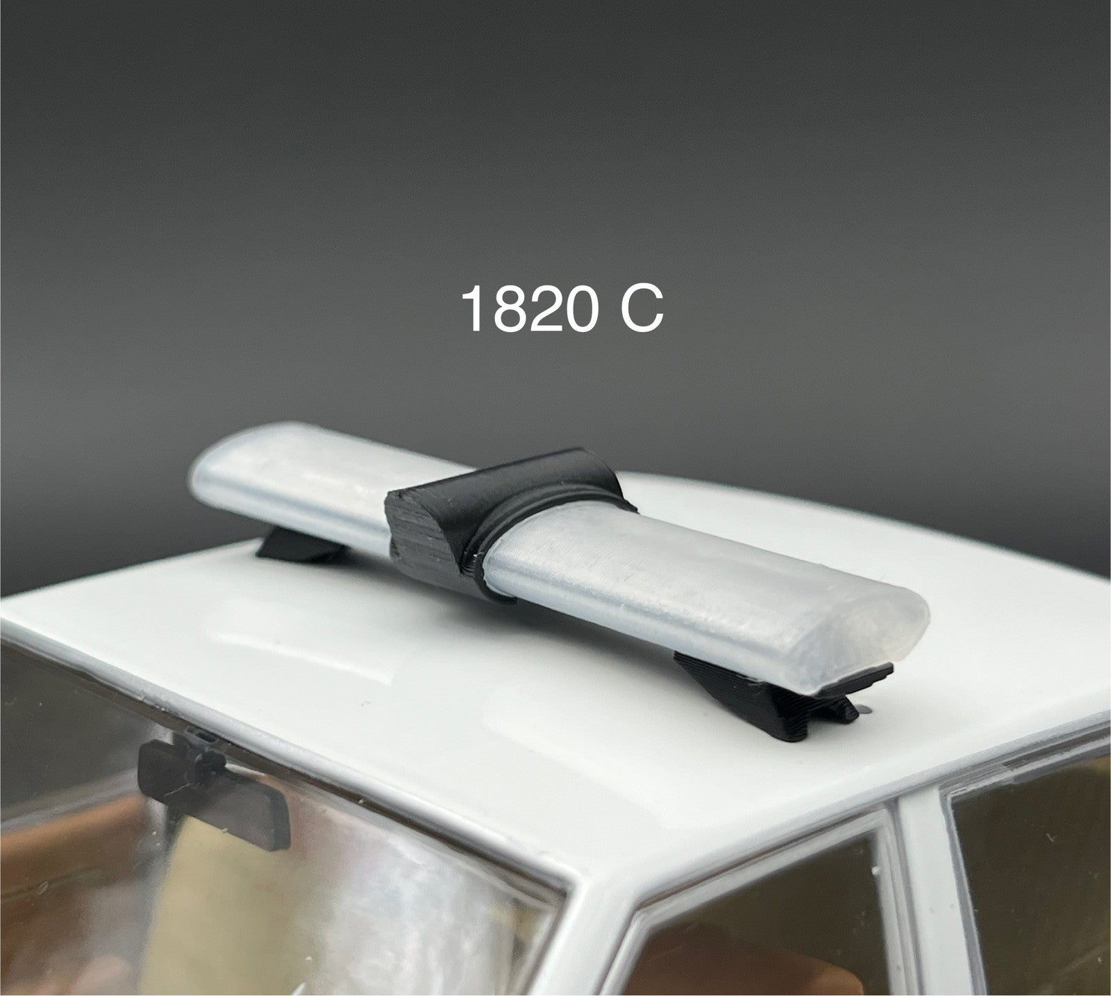 1/18 LED Compatible Jetsonic Lightbar Clear Police Sheriff Highway Patrol0