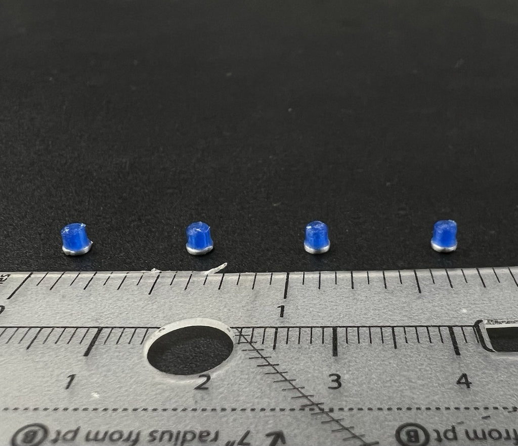 4 Pack 1/87 Vintage Blue Beacon Lightbar Florida Georgia Police Highway Patrol2