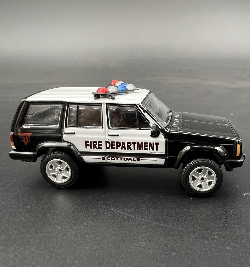 2 Pack 1/64 LVMPD Blue Red Federal Signal Vision SLR Lightbar Police Car12