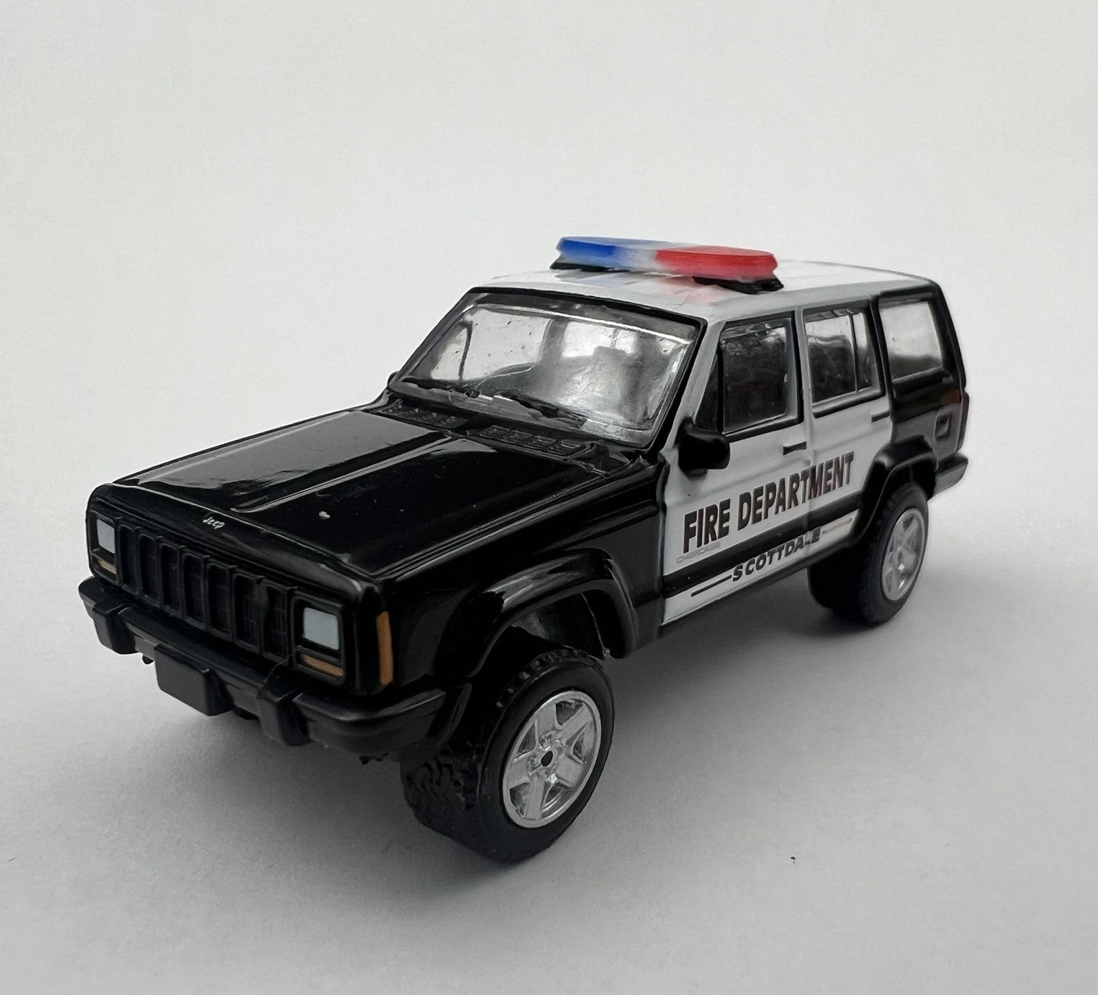 2 Pack 1/64 Blue Red Federal Signal Arjent Lightbar Greenlight Police Car3