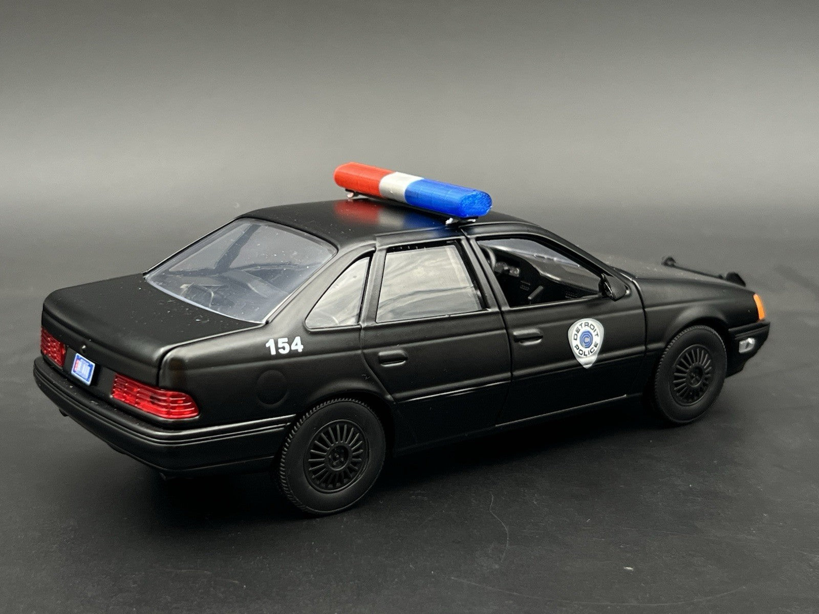 1/24 25 AeroDynic Lightbar Dukes Of Hazzard Sheriff Blue Red Police CHP LAPD10