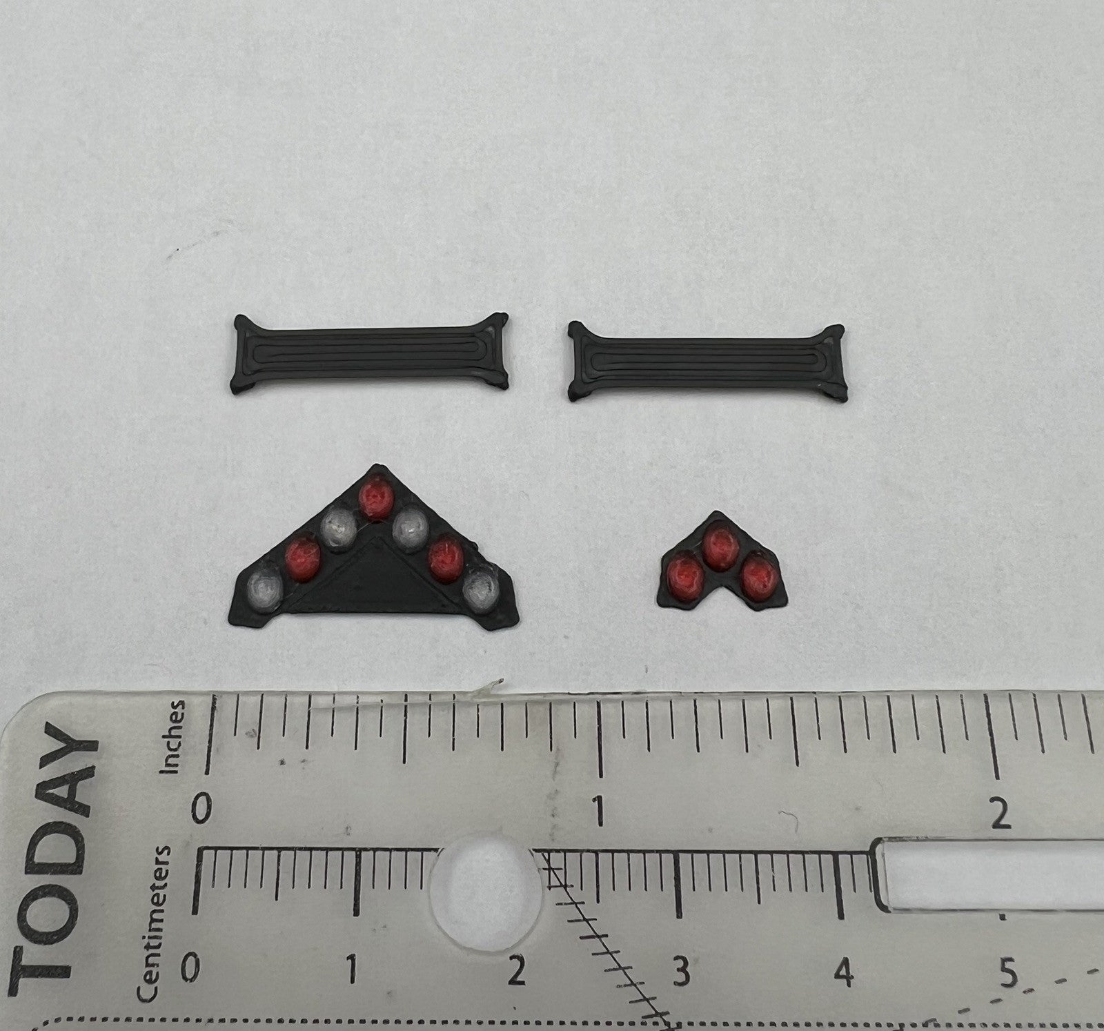 2 Pack 1/64 NYPD Red Federal Signal Vision SLR Lightbar Greenlight Police Car2
