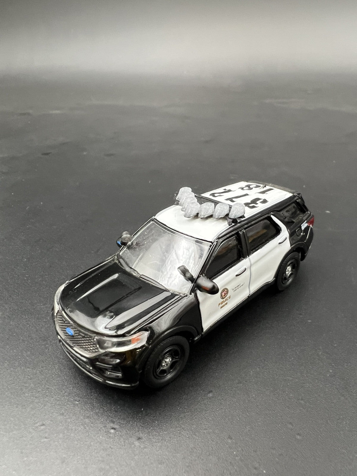 2 Pack 1/64 Federal Signal Old Vector Vision Lightbar For Greenlight Police Cars8