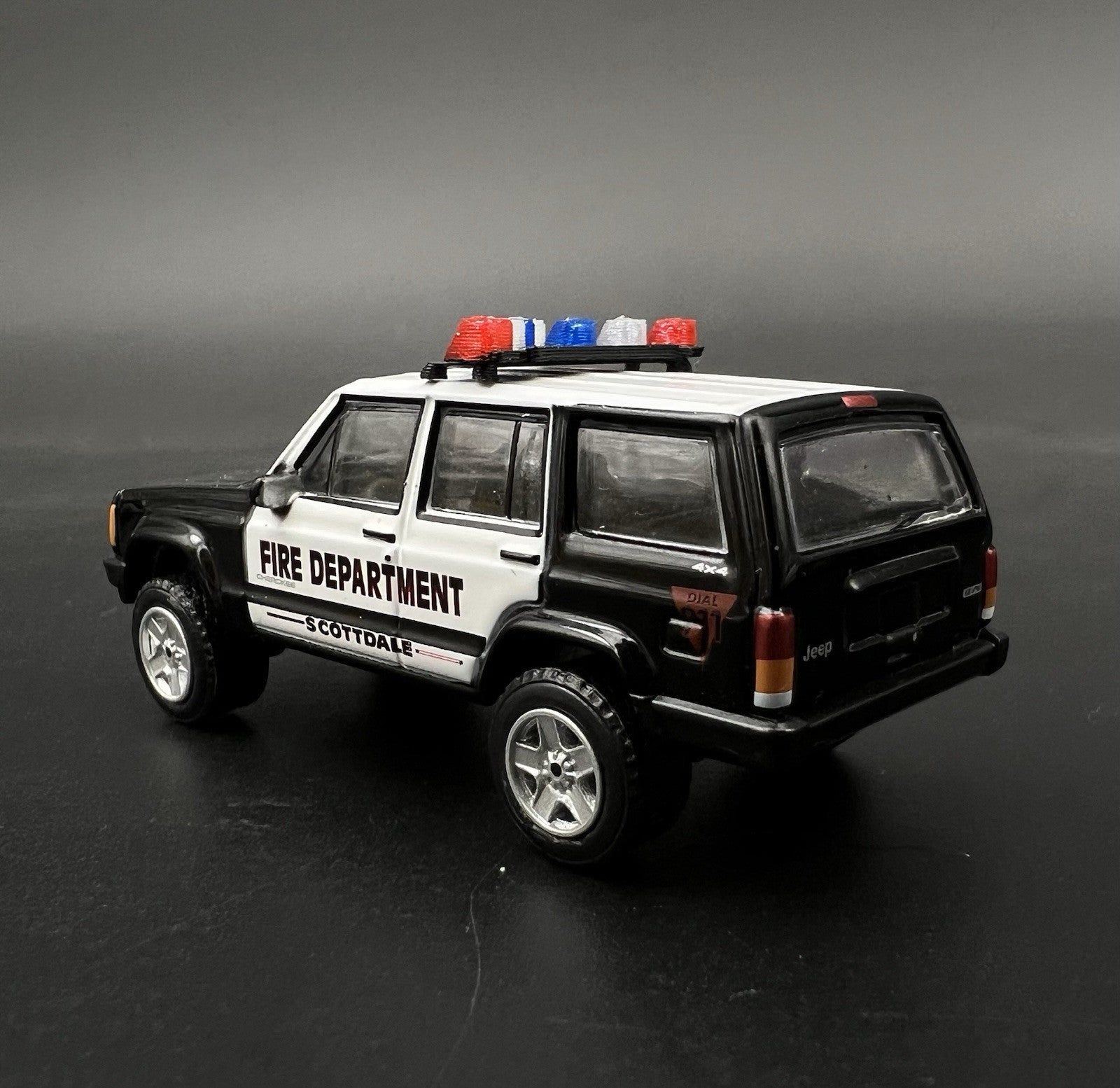 2 Pack 1/64 Blue Red Vector Vision Lightbar Las Vegas Metro Police LVMPD Style5