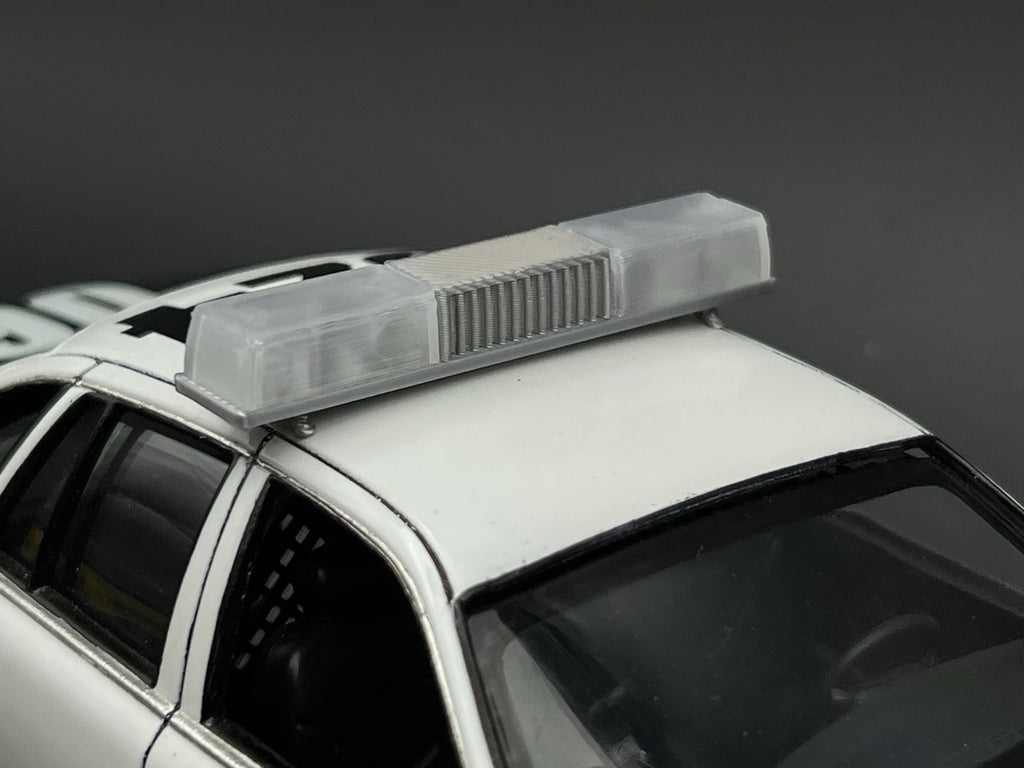 1/24 25 Clear Federal Signal Twinsonic Lightbar Police Sheriff Highway Patrol12