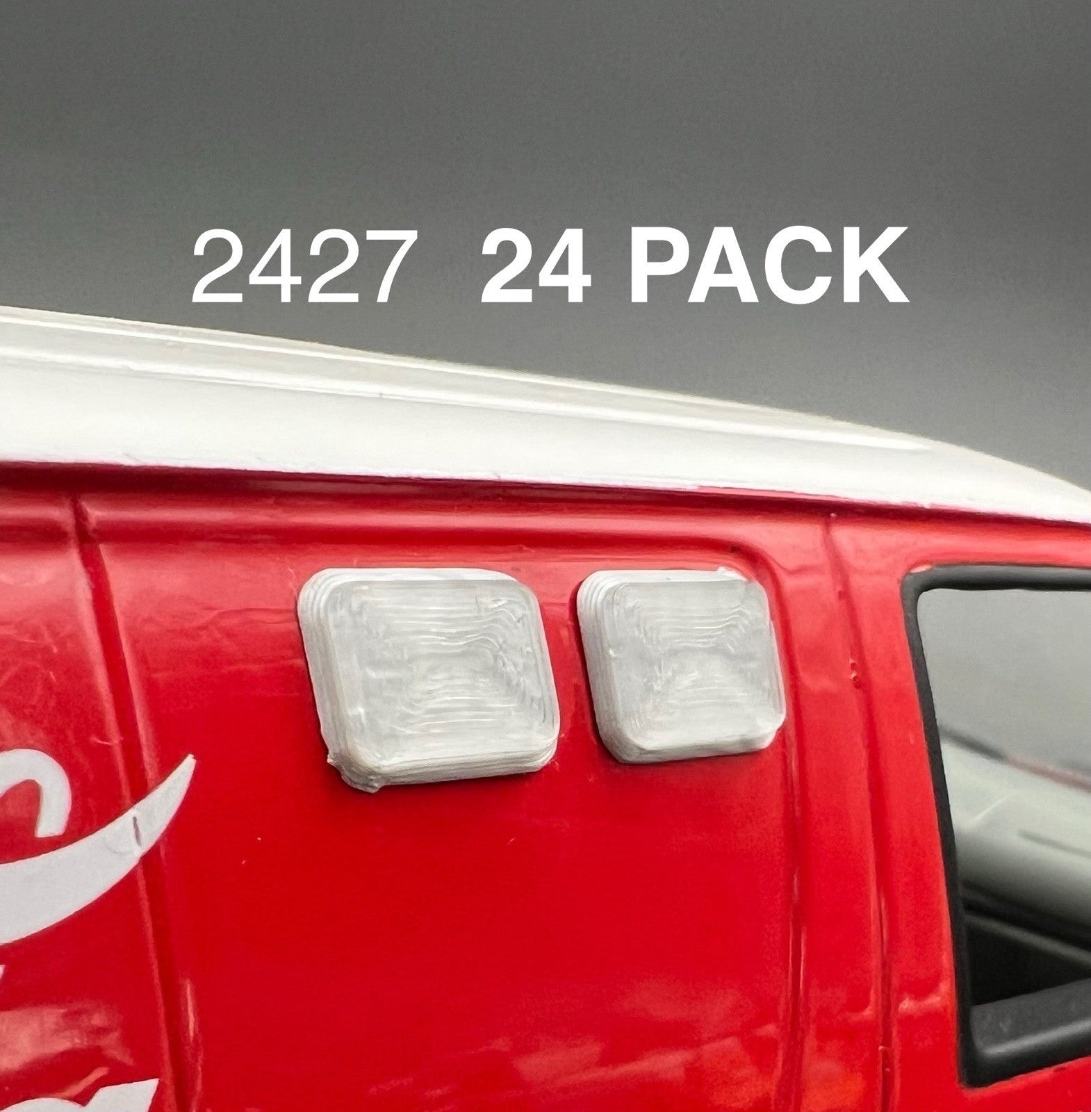 24-Pack 1/24 25 Scale Model Whelen 900 Ambulance Clear Warning Lights 2427C0