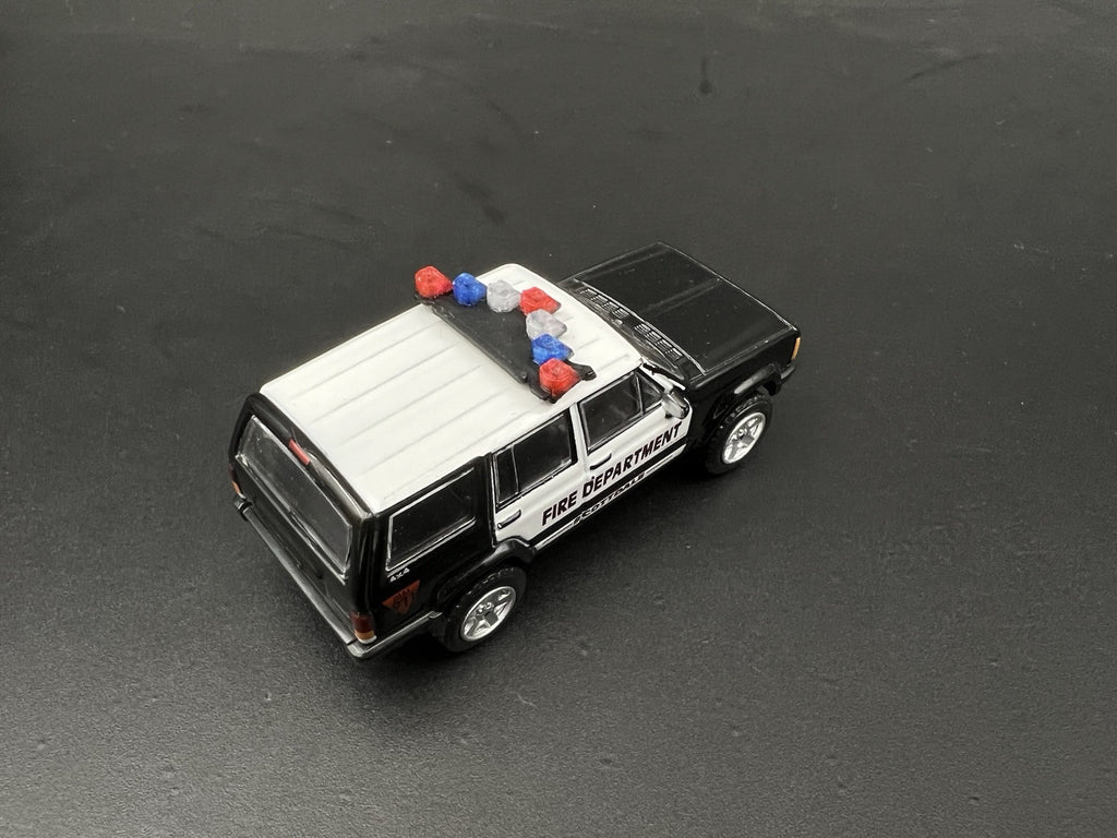 2-Pack 1/64 Scale Blue Red Vector Lightbar California Highway Patrol 6413 CHP15