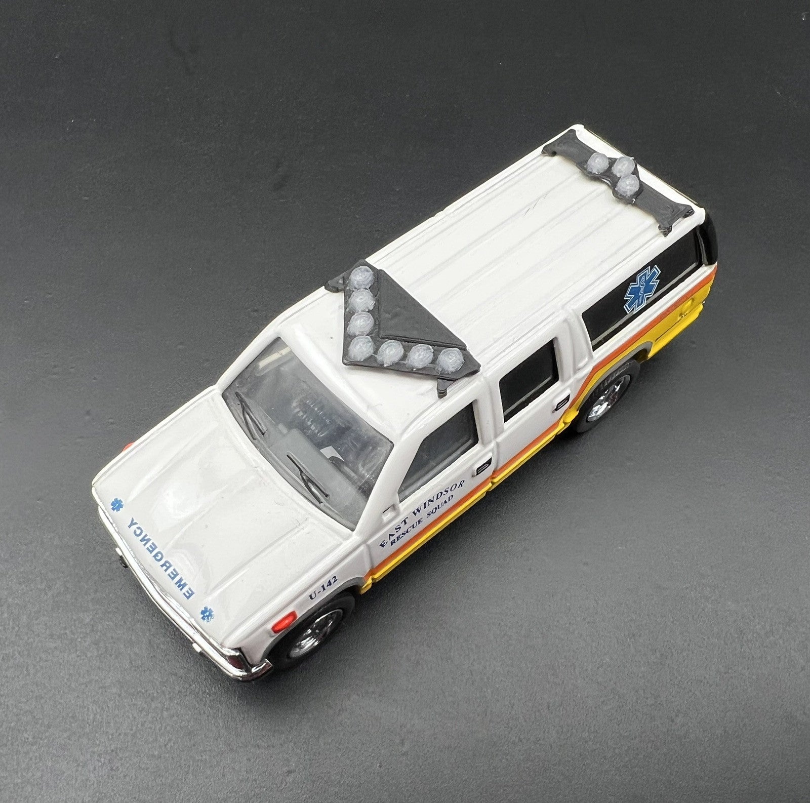 2 Pack 1/64 Federal Signal Vector Vision SLR Lightbar For Greenlight Police Cars2